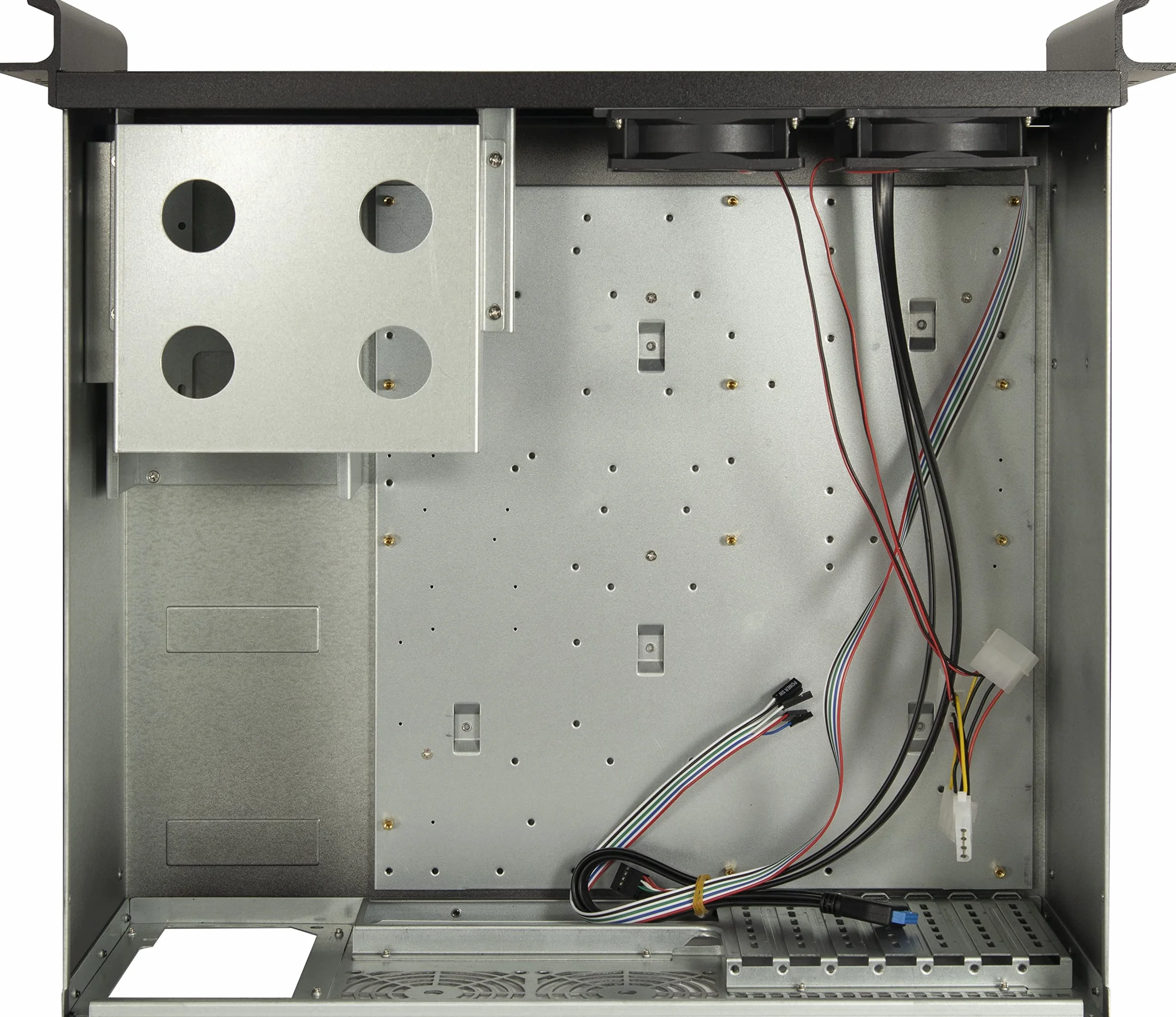InteR-Tech 4U-K-439l Supporto Nero do serwera IPC