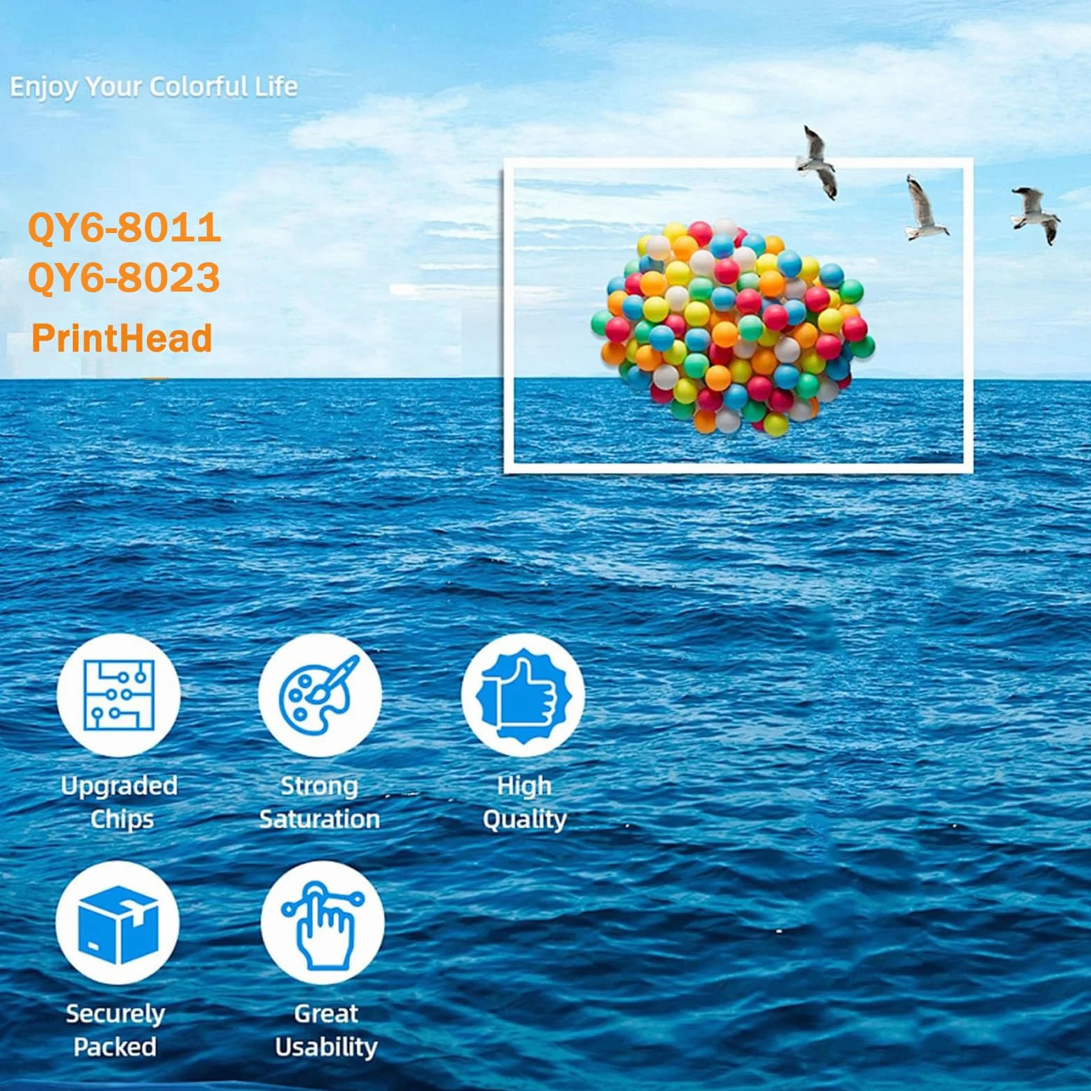 Pièces de Rechange QY6-8011 QY6-8023 Compatibles Canon G1510 G2510 G3510 G4510 G3500 G2500 G1500 G4500 G1501 G2501 G3501 G4511 Set Combo-1