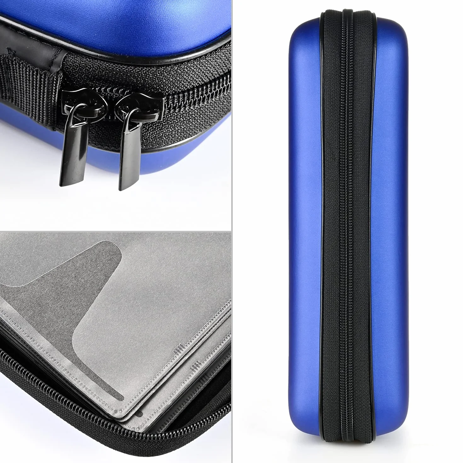 Étui de Protection en EVA pour 48 CD Blu-Ray DVD Portable avec Fermeture éclair