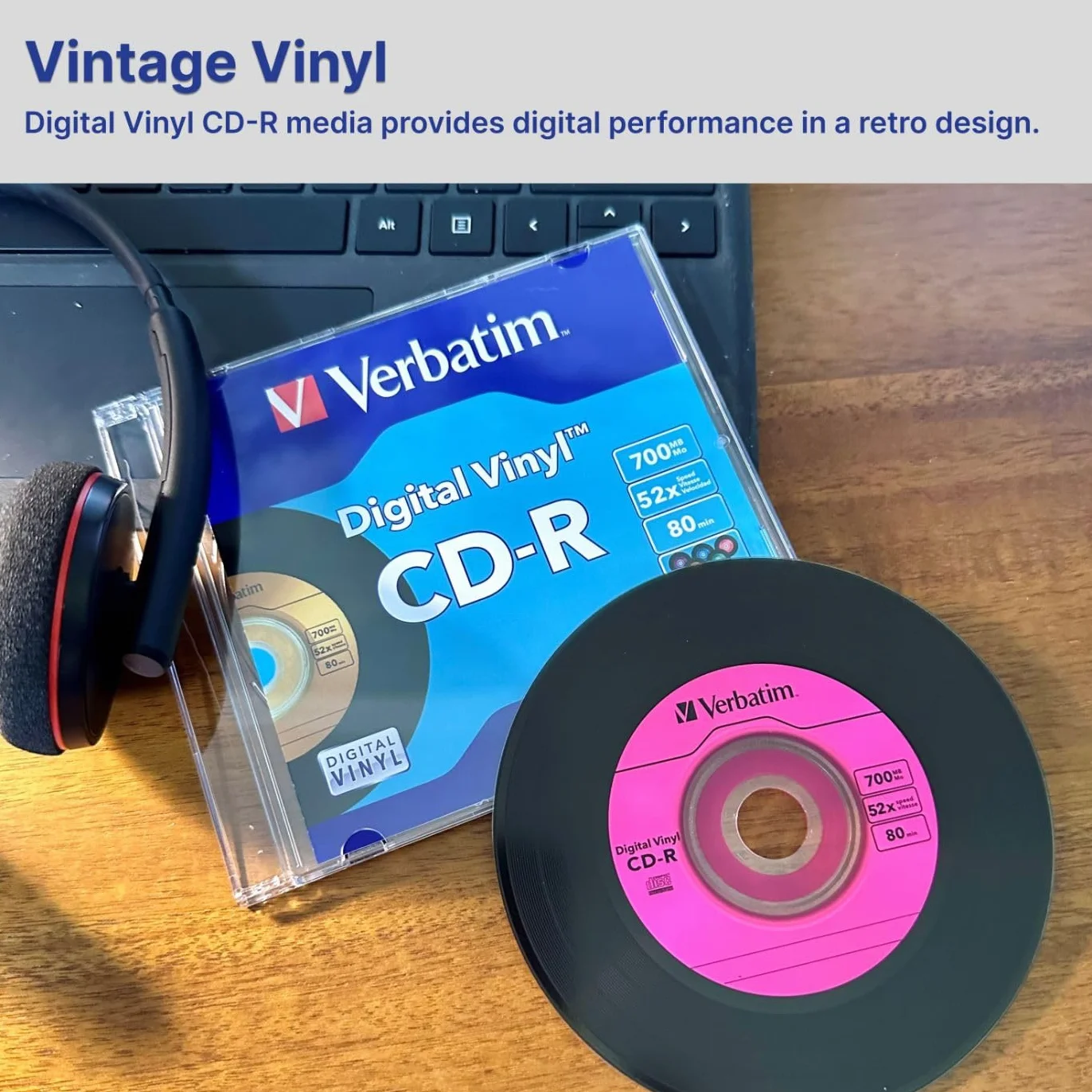 Verbatim CD-R 80min 52X Surface Vinyle 50 sztuk
