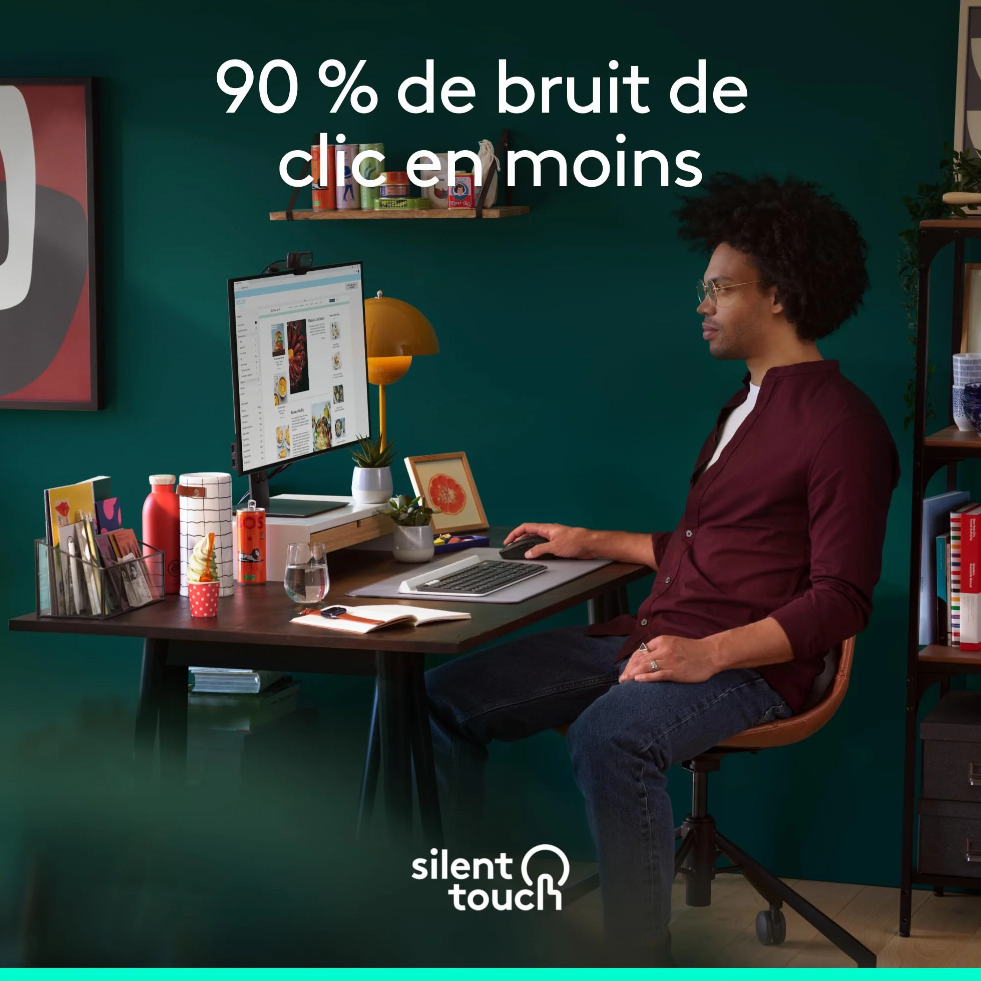 Logitech Signature M650 L Souris sans Fil Grande Taille Bluetooth Gris