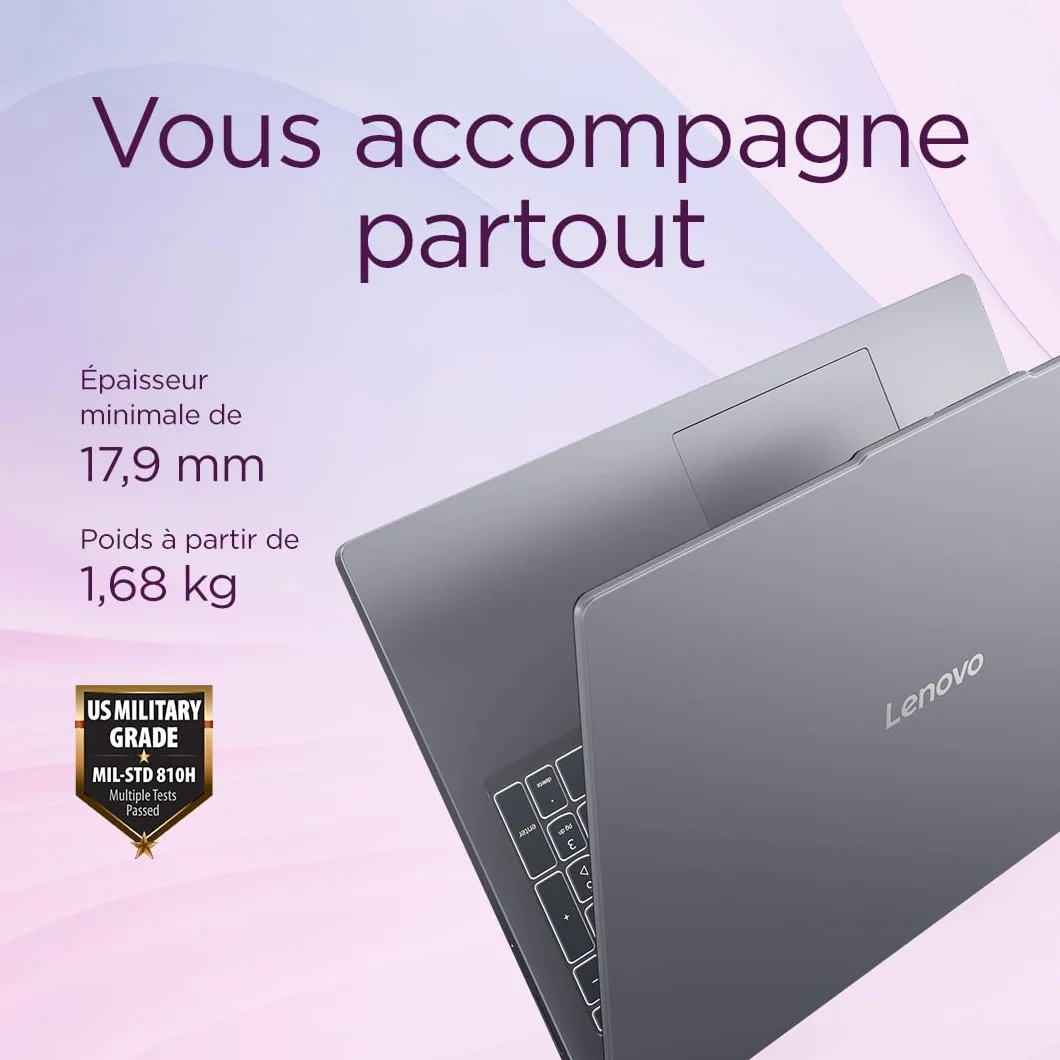 Lenovo IdeaPad Slim 3 16ARP10 Ordinateur Portable 16" WUXGA AMD Ryzen 7 170 RAM 16Go SSD 512Go AMD Radeon 680M Graphics Windows 11 Home Gris