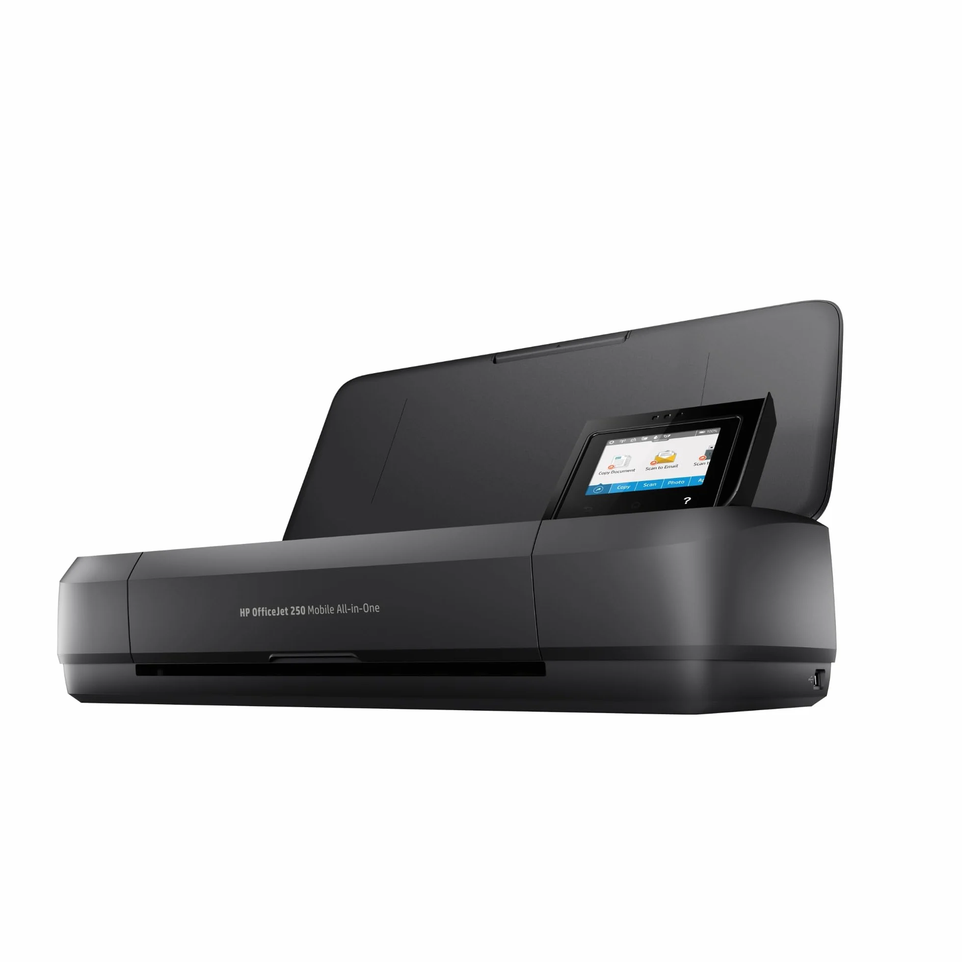 HP OfficeJet 250 Imprimante Tout-en-Un Portable, Impression Copie Numérisation 600 dpi, Wi-Fi USB, Noire