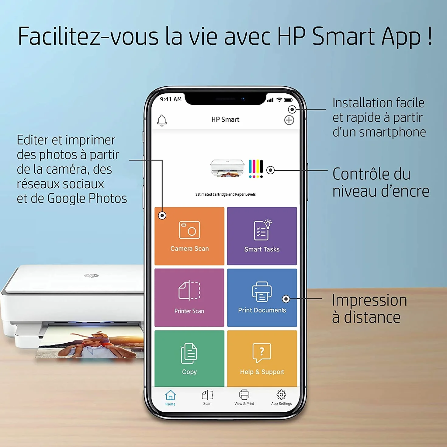 HP ENVY 6020 Imprimante Multifonction WLAN Airprint