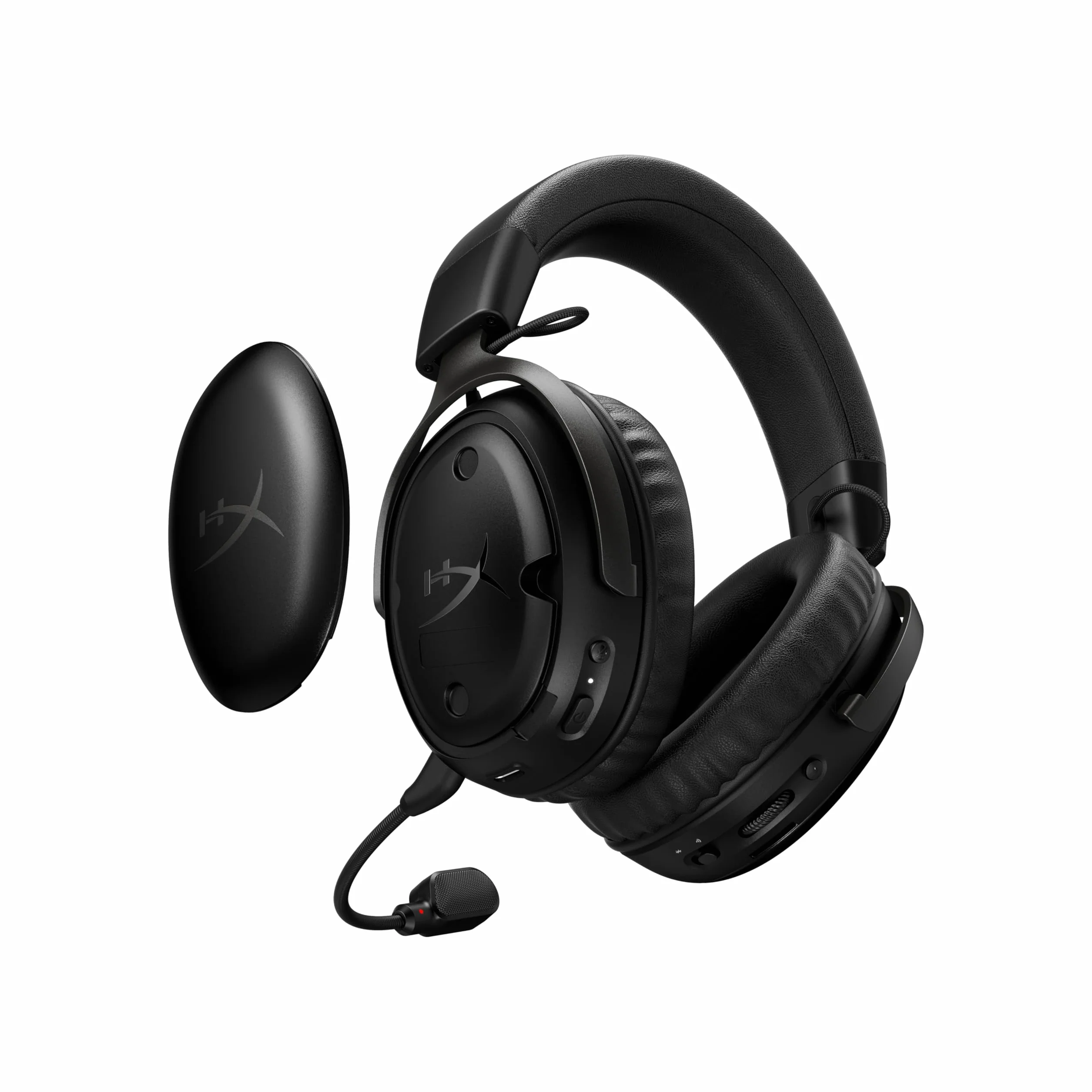 HyperX Cloud III S Casque Gaming sans Fil Bluetooth 2,4 GHz PC PS5 Xbox 200h Batterie 53 mm DTS Micro 10 mm Noir