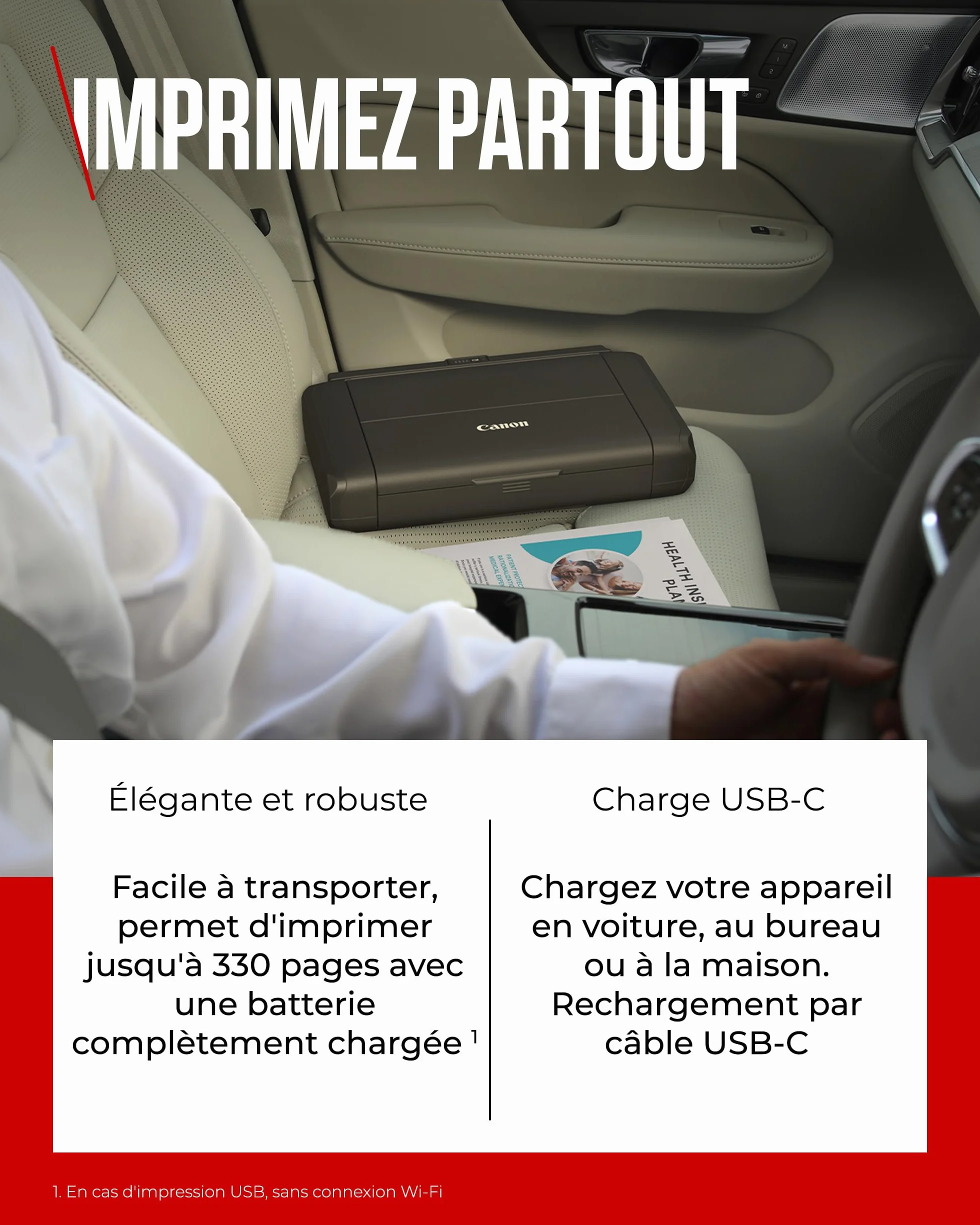 Canon PIXMA TR150 + Batt