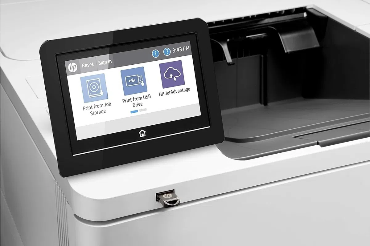 HP LaserJet Enterprise M611dn Imprimante A4 monofonction Noir et Blanc Recto Verso Automatique 61 ppm USB Gigabit Ethernet