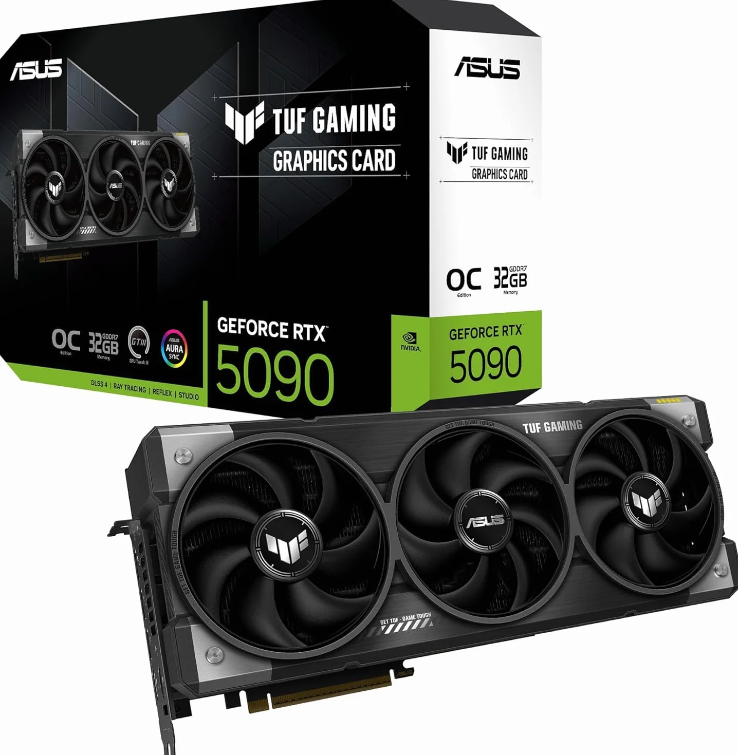 ASUS TUF Gaming GeForce RTX 5090 32GB GDDR7 OC Edition Carte Graphique PCIe 5.0 HDMI Display 2.1