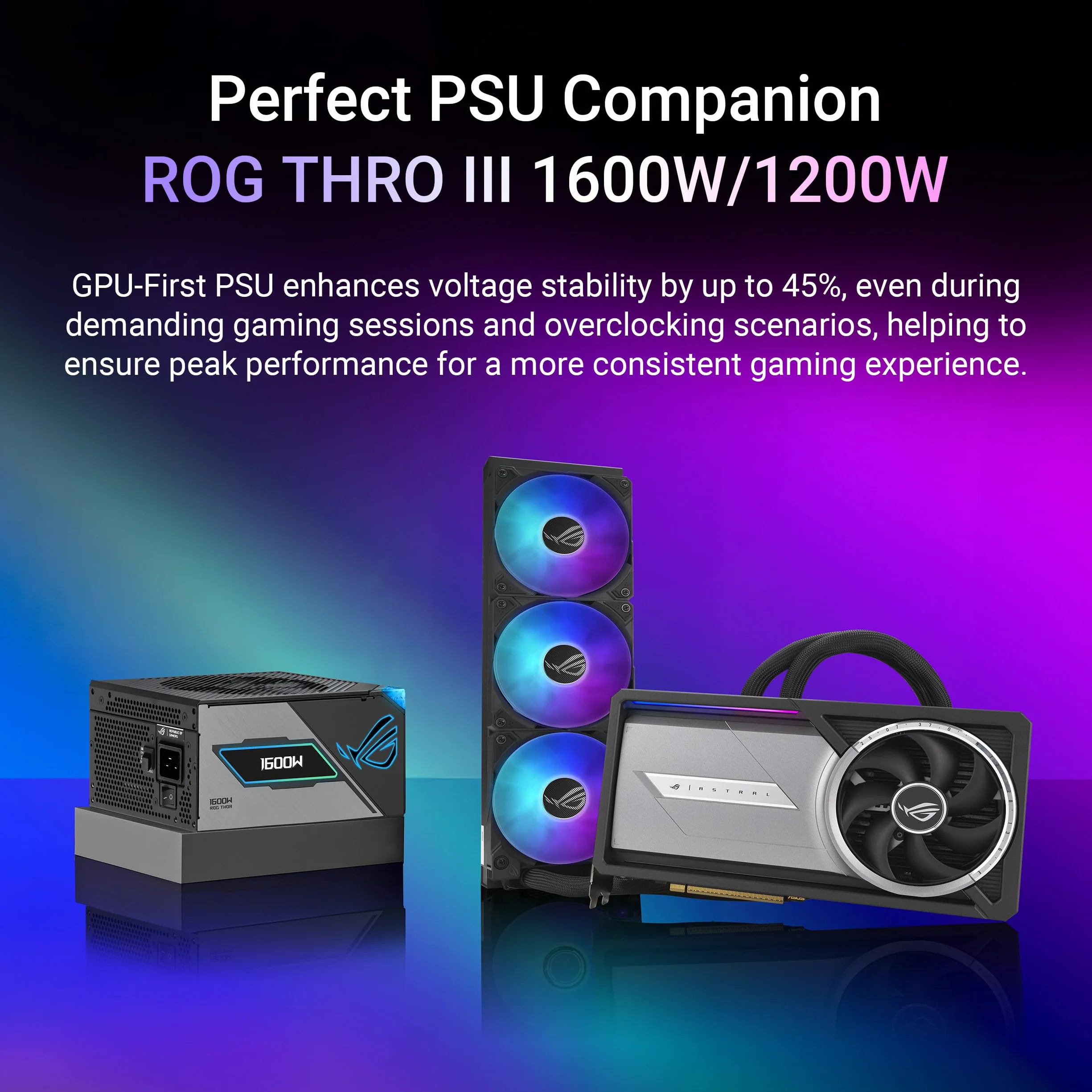 ASUS ROG Astral LC GeForce RTX 5090 32GB GDDR7 Carte Graphique Gaming PCIe 5.0 HDMI Display 2.1 2.5 Slot 4 Ventilateurs axiaux