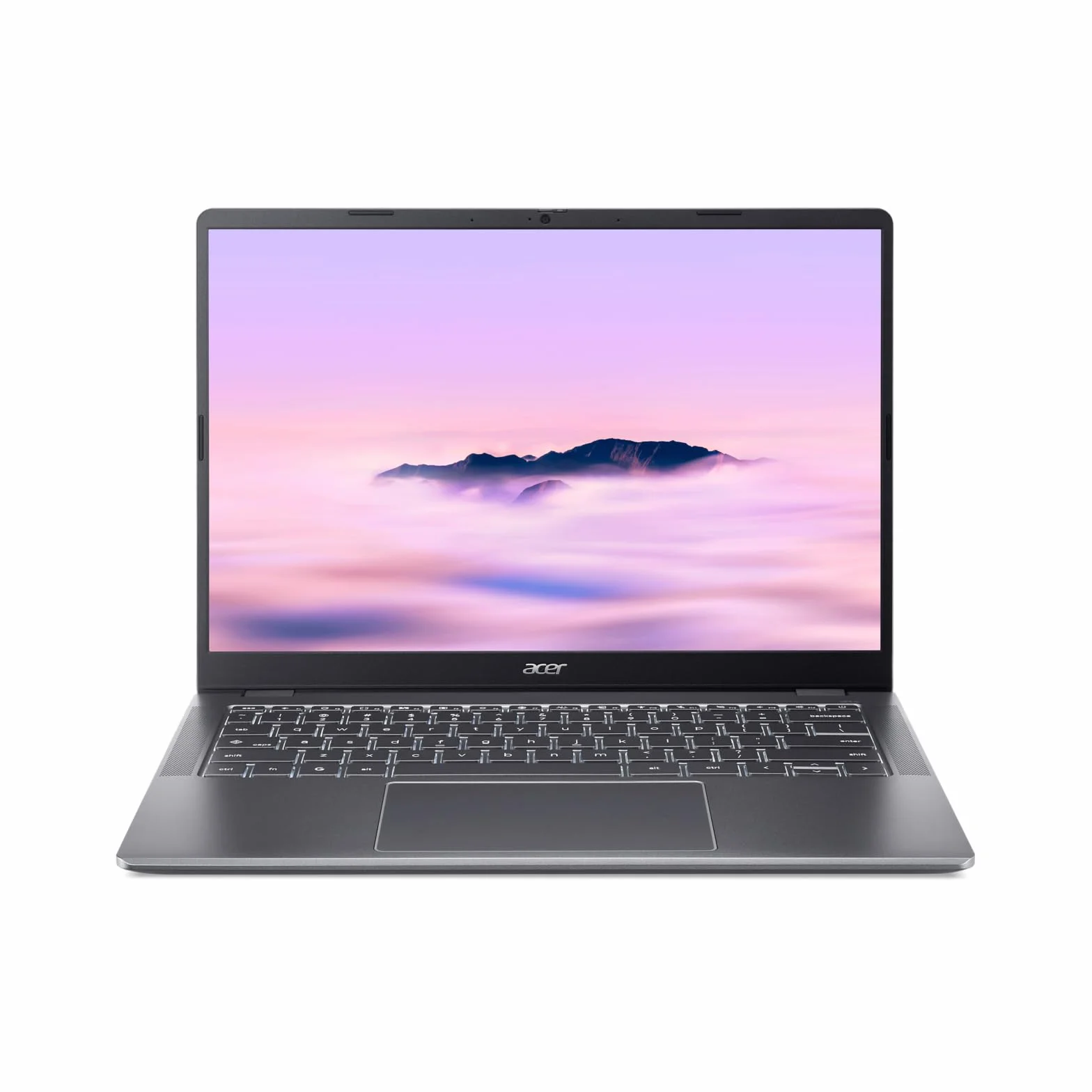 Acer Chromebook Plus 514 PC Portable 14" LCD Intel Core 3 N355 8 Go RAM 128 Go eMMC ChromeOS Clavier FR AZERTY Gris CB514-6H-35T7