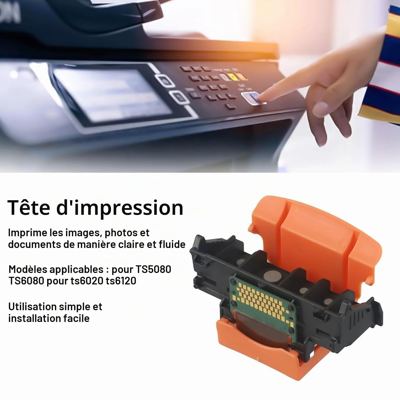 Tête d'impression QY6 0089 compatible Canon