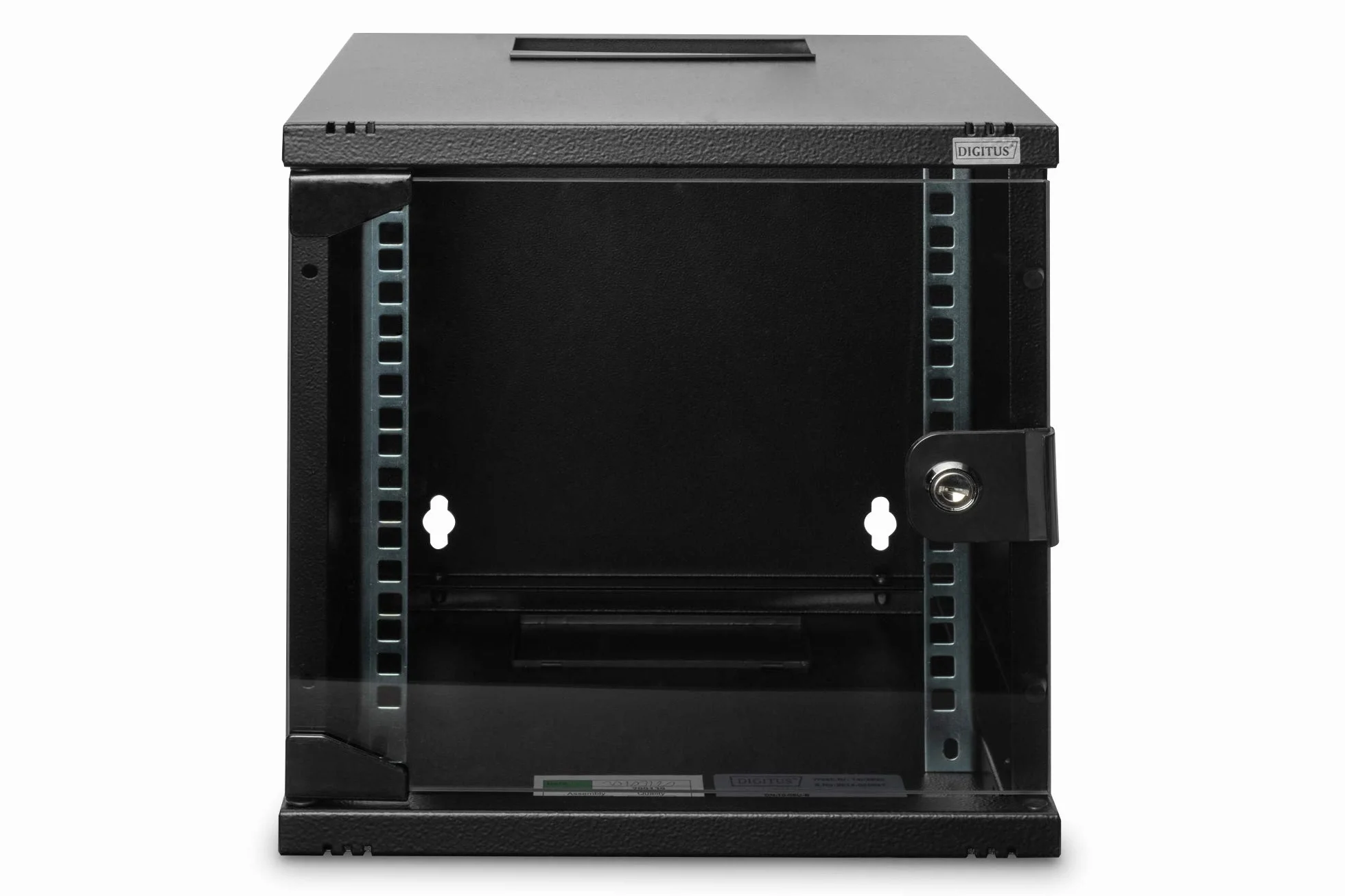DIGITUS Armoire réseau 10 pouces 6U Montage mural 330x312x300mm Noir