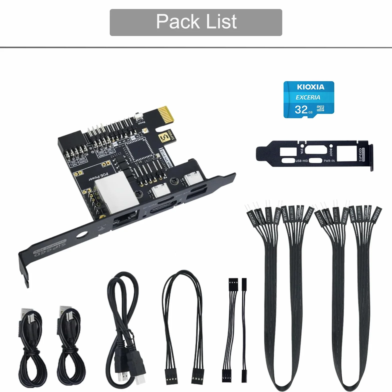 Sipeed NanoKVM Mini serveur de maintenance à distance 1TOPS NPU 1 GHz C906 RISC-V Linux PCIE