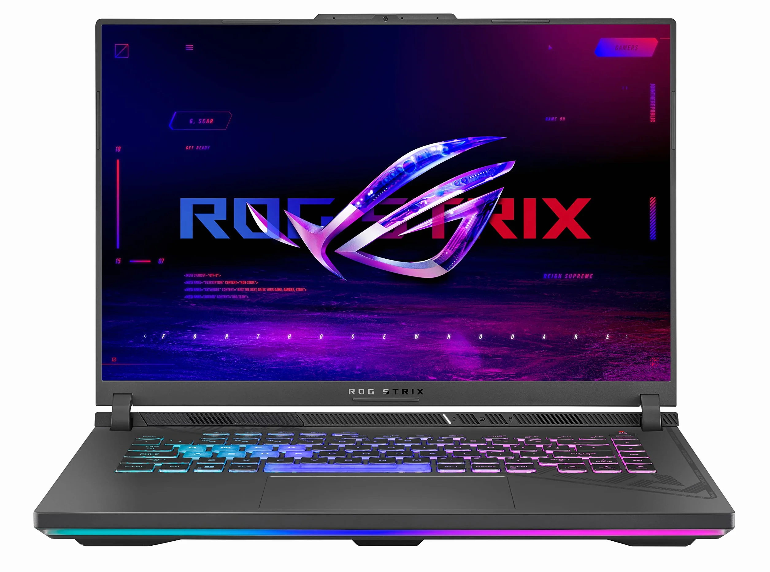 ASUS ROG STRIX G16 G614PR-RV080WEAN 16 Pouces FHD Plus 165Hz PC Portable AMD R9-8940HX 16GB DDR5 1TB PCIe 4.0 NVMe SSD NVIDIA GeForce RTX 5070 Ti Windows 11 Home Clavier AZERTY