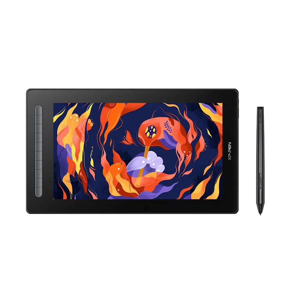 XPPen Artist 16 2nd Generation Tablette Graphique avec Ecran Entière Laminé en 16 Pouces Stylet X3 à 8192 Niveaux Compatible avec Windows Mac Chrome OS Android et Linux (Noir)