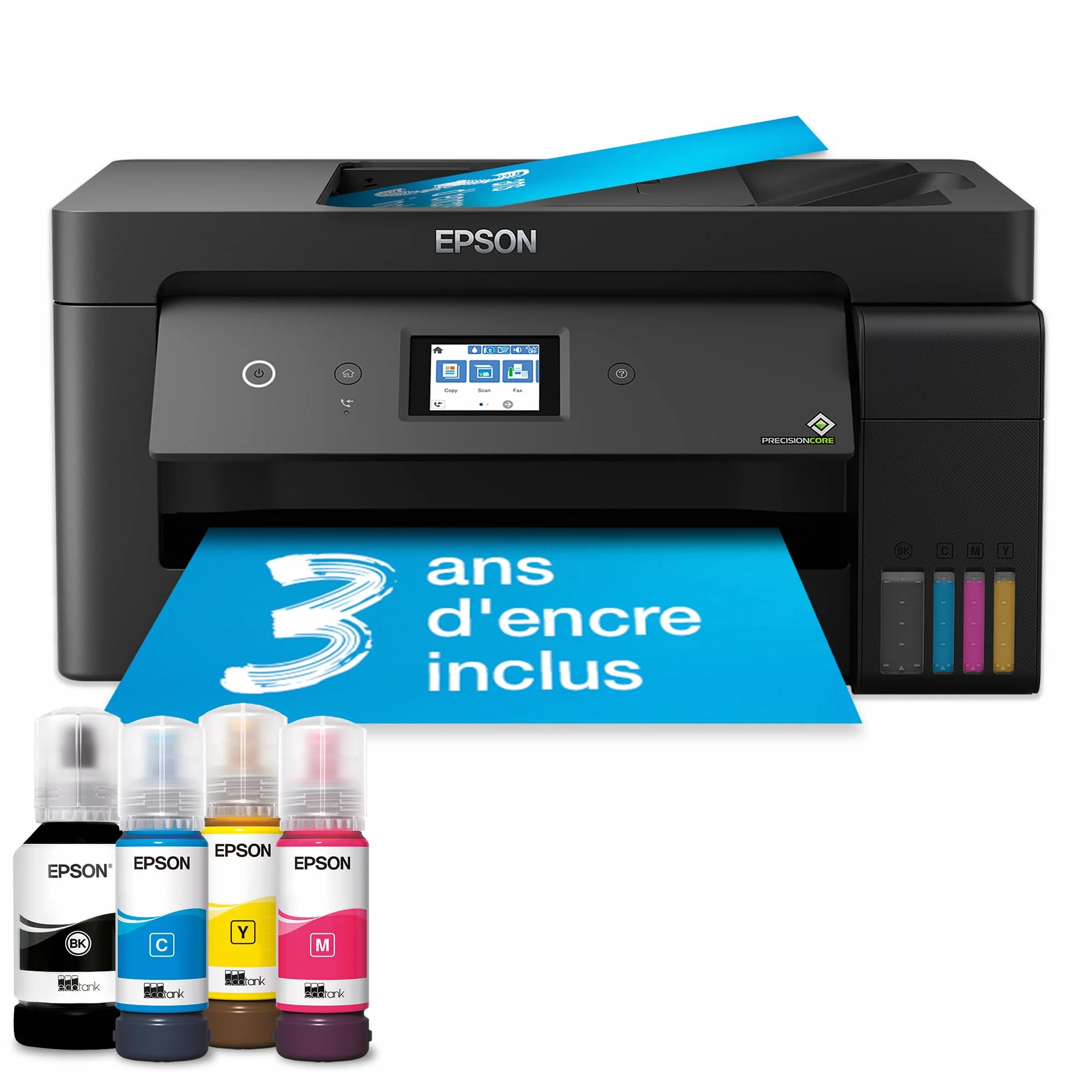Epson EcoTank ET-15000 Imprimante A3+ Wi-Fi Recto Verso Auto Écran Tactile ADF 35 Feuilles