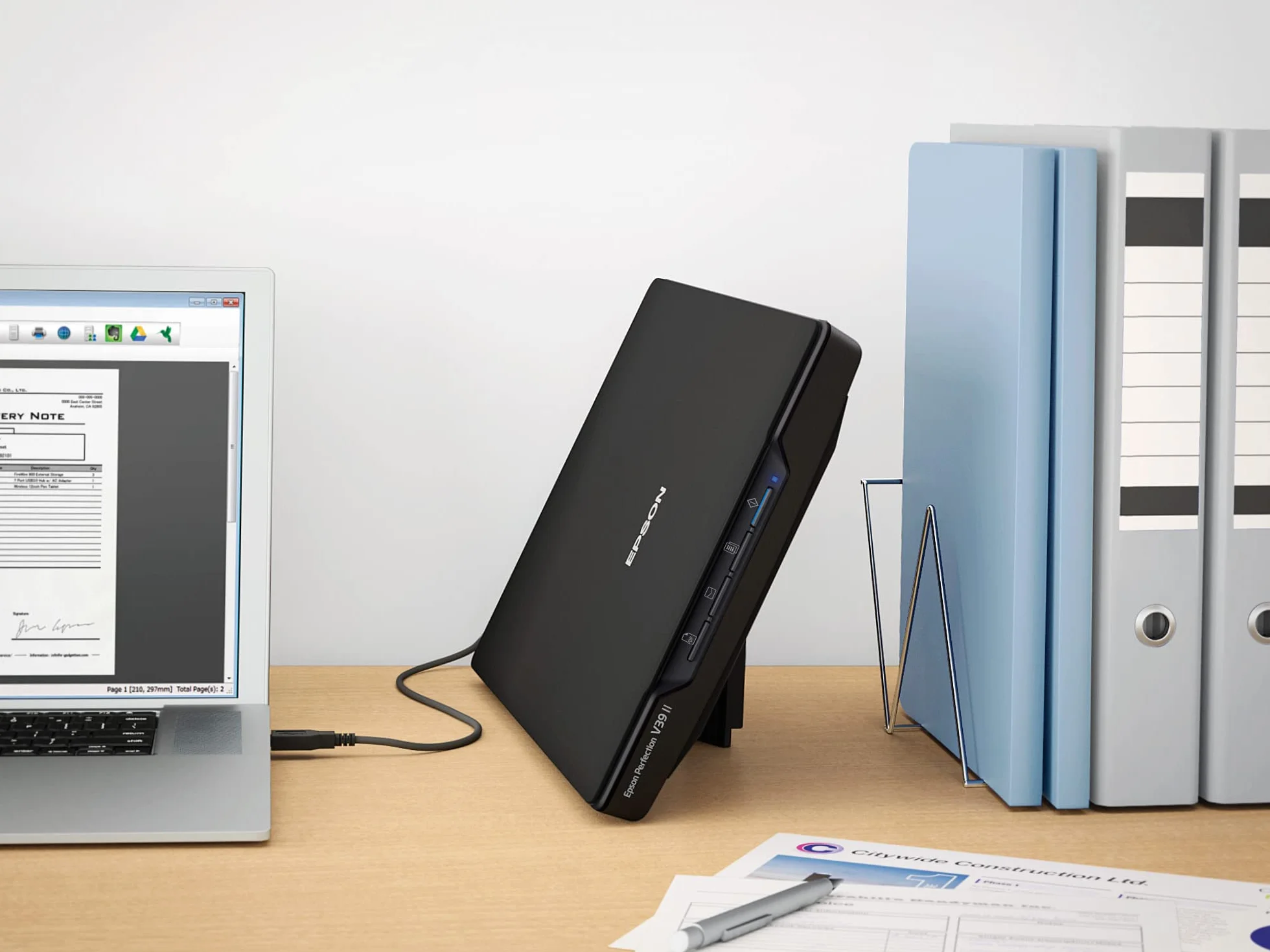 EPSON Perfection V39 II Scanner photo et document 4800 DPI USB ultra-compact
