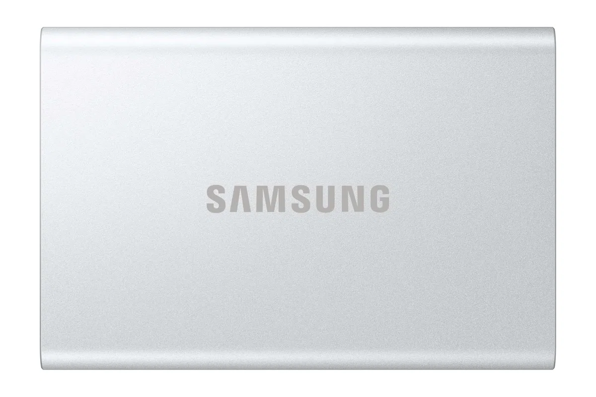 Samsung T7 Resurrected MU-PD1T0G/WW, SSD Externe Portable Gris Clair, 1 to, USB 3.2 Gen.2
