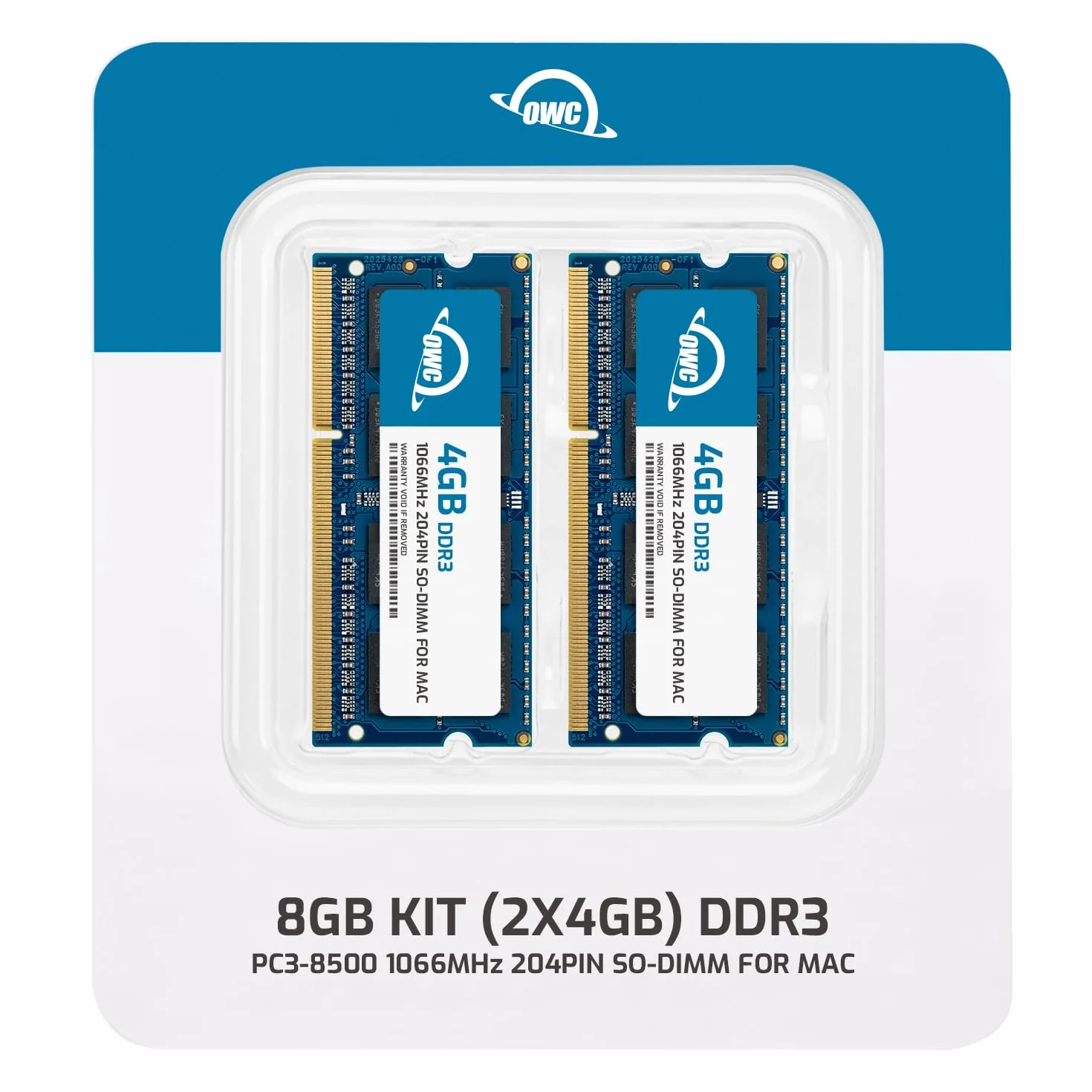 OWC 8 Go (2 X 4 Go) PC8500 DDR3 1066 MHz 204 Broches Memory Upgrade Kit pour MacBook Pro