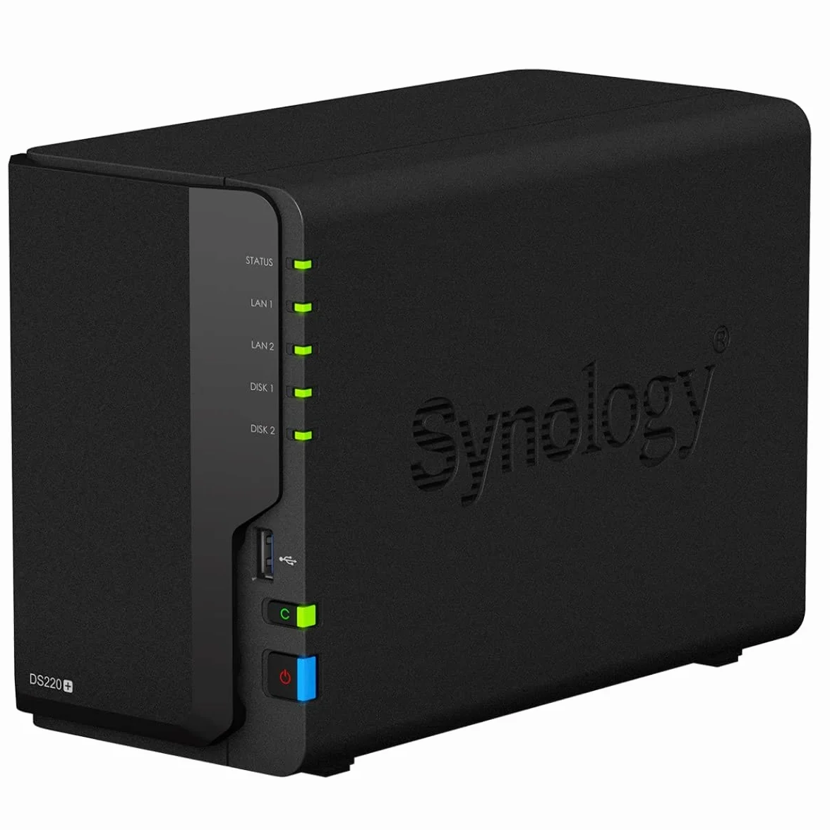 SYNOLOGY DS220+ 2-Bay NAS-Case Intel