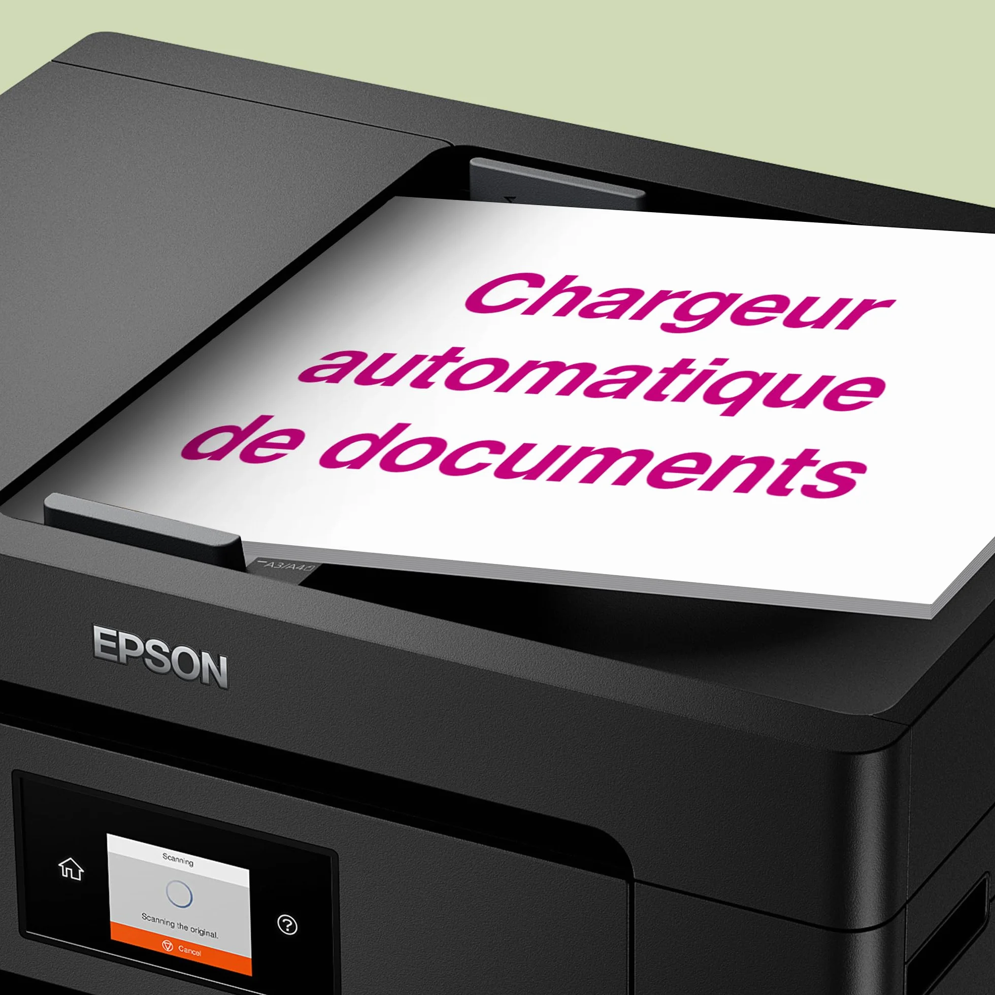 EPSON WorkForce WF-7830DTW Imprimante A3 4-en-1 recto-verso WiFi Direct Ethernet PrecisionCore 25ppm Noir 12ppm Couleur