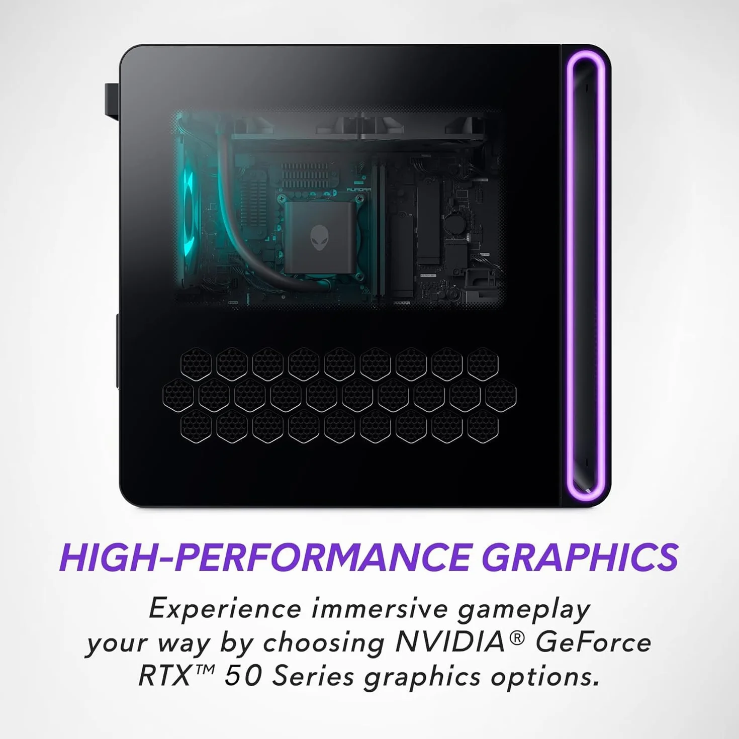 Alienware Aurora R16 Ordinateur de bureau de jeu NVIDIA RTX 5080 16 Go GDDR7 Intel Ultra 9 285K WiFi 7 Win 11 Pro 32 Go