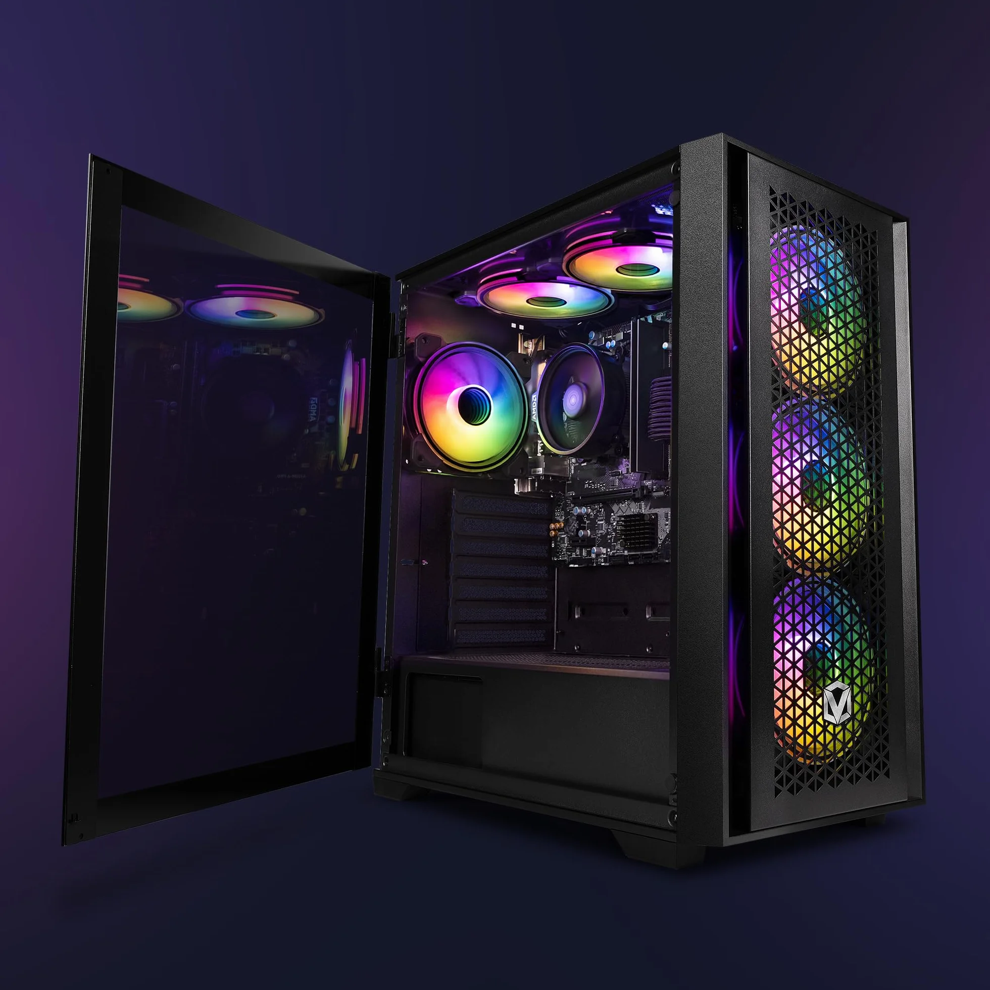 PC Gamer VIBOX IV-580 AMD Ryzen 7 5700X Nvidia RTX 5060 16 Go RAM 1 To SSD Windows 11 WiFi 6 Bluetooth 5.4