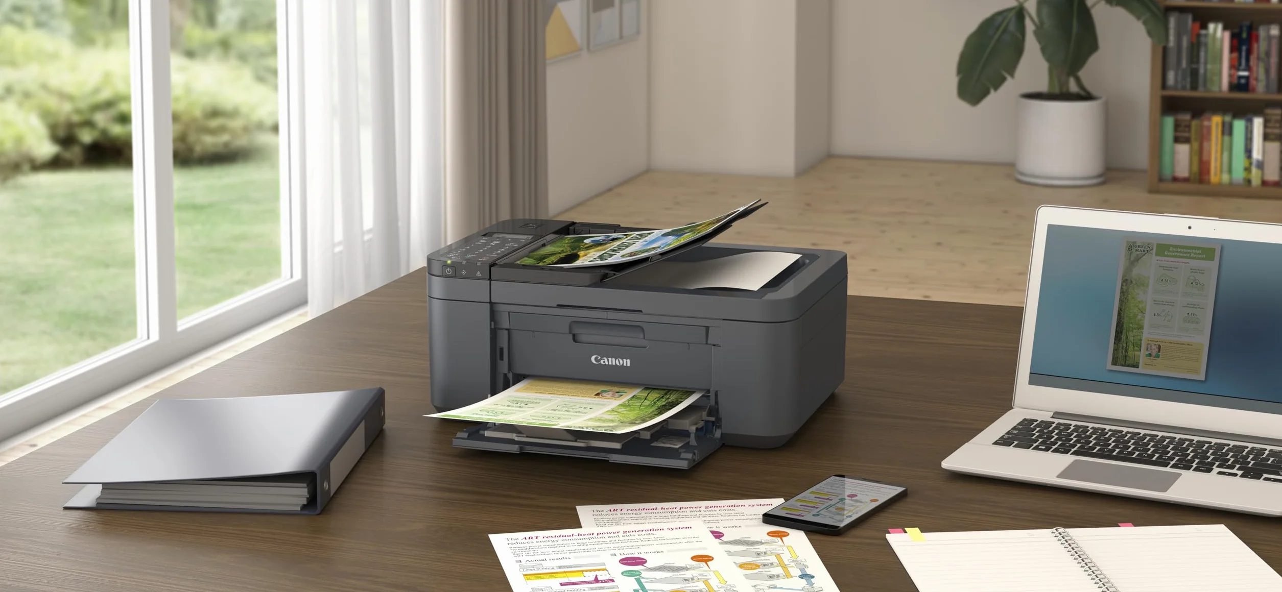 Canon PIXMA TR4755i Imprimante Couleur 4-en-1 WiFi Recto-Verso CAD 20 Feuilles