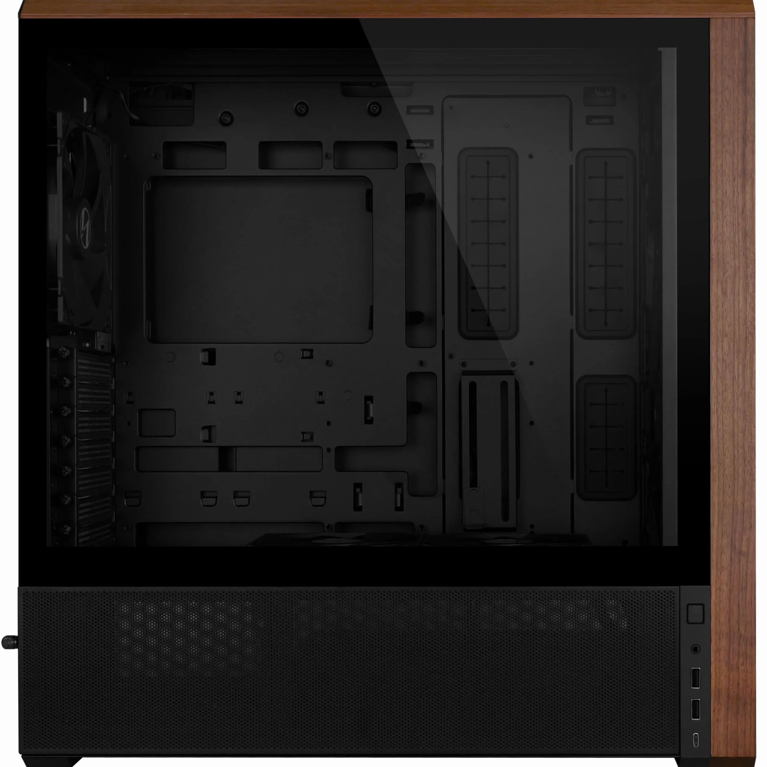 Lian Li Lancool 217 PC-Gehäuse MidI-Tower ATX Tempered Glass Schwarz