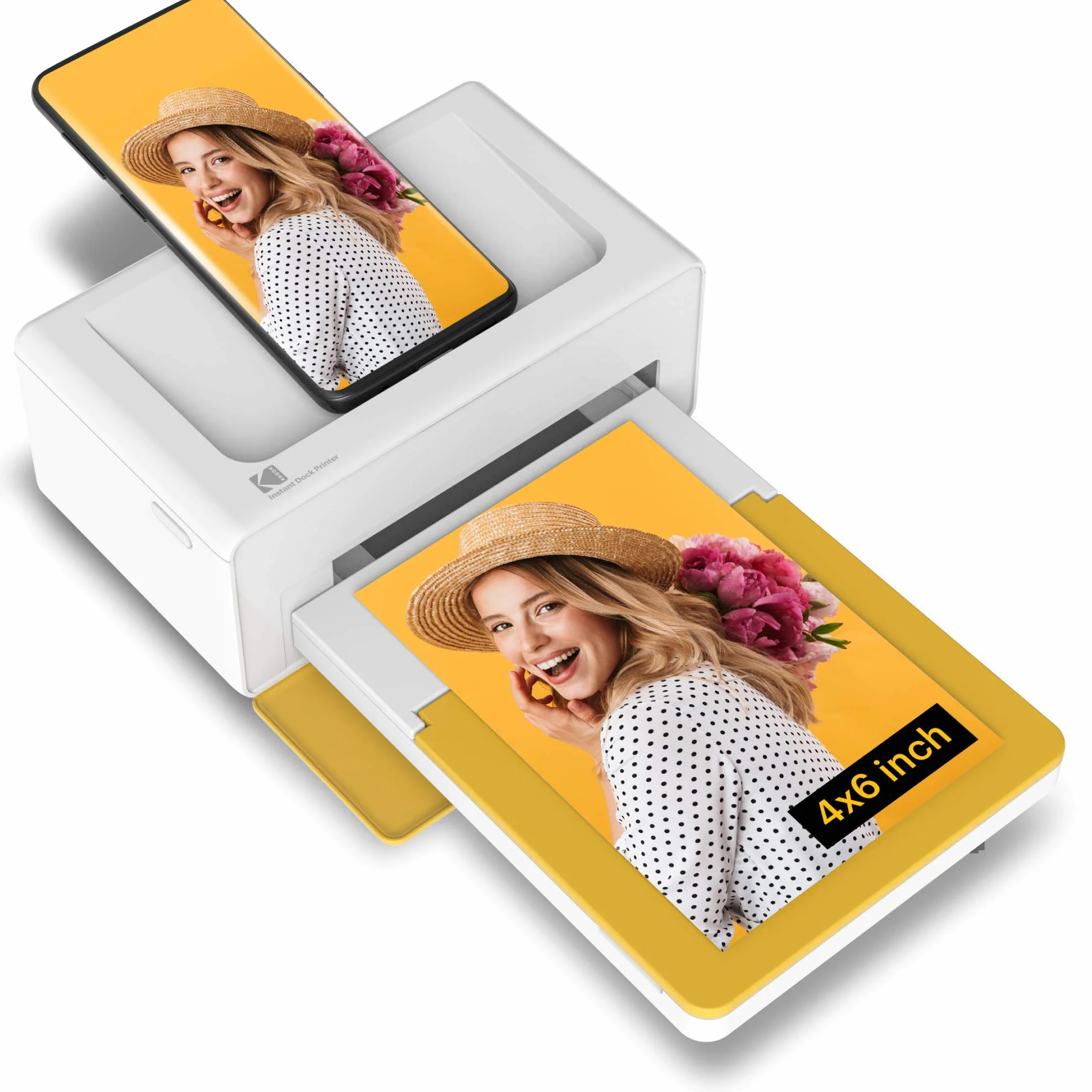 Kodak Dock Plus 4Pass Imprimante Photo 10x15cm + 10 Papier