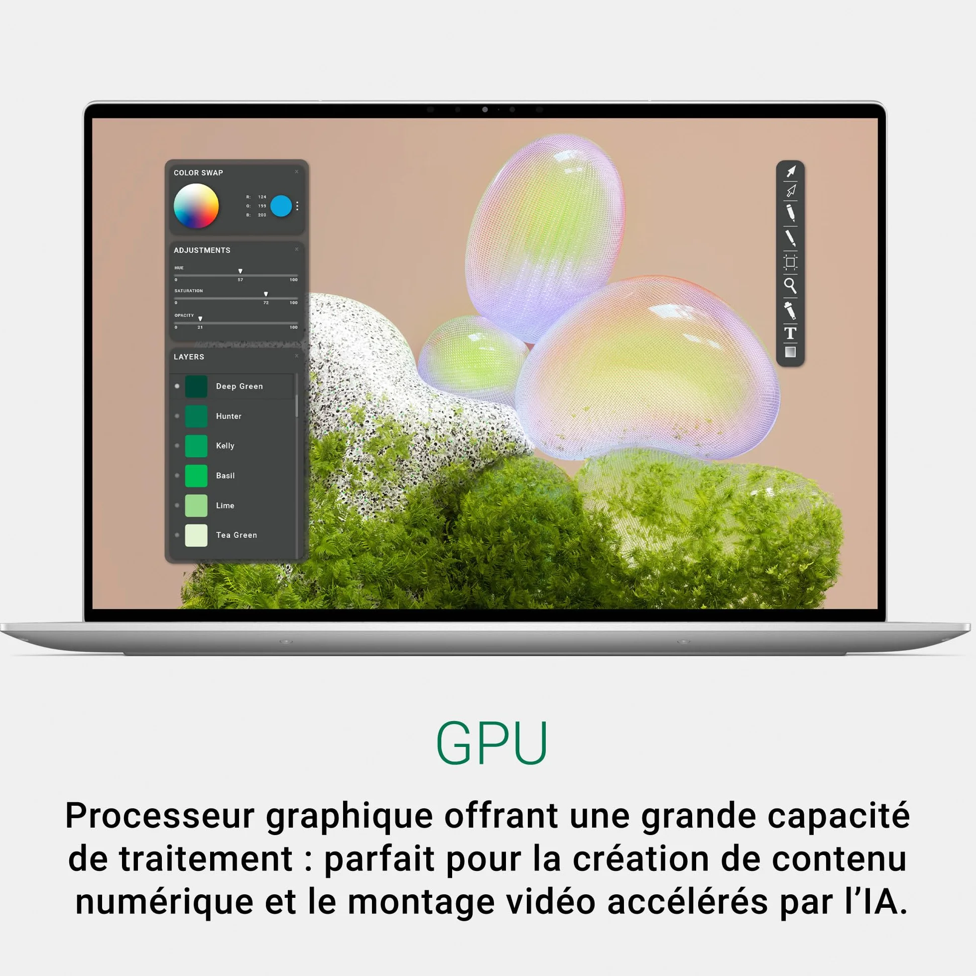 Dell XPS 13 9350 PC Portable 13.4" FHD+ 120 Hz Intel Core Ultra 7 Intel Evo Edition 32 Go RAM 1 To SSD Intel Arc Windows 11 Home Clavier rétroéclairé AZERTY
