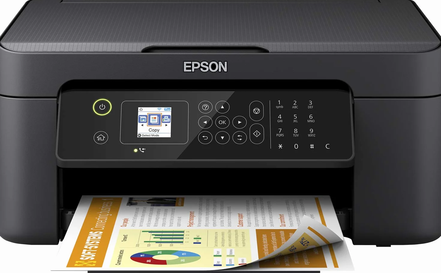 Epson WorkForce WF-2810 Imprimante Multifonction 4-en-1 A4 Jet d'encre Couleur Wifi Direct Recto Verso