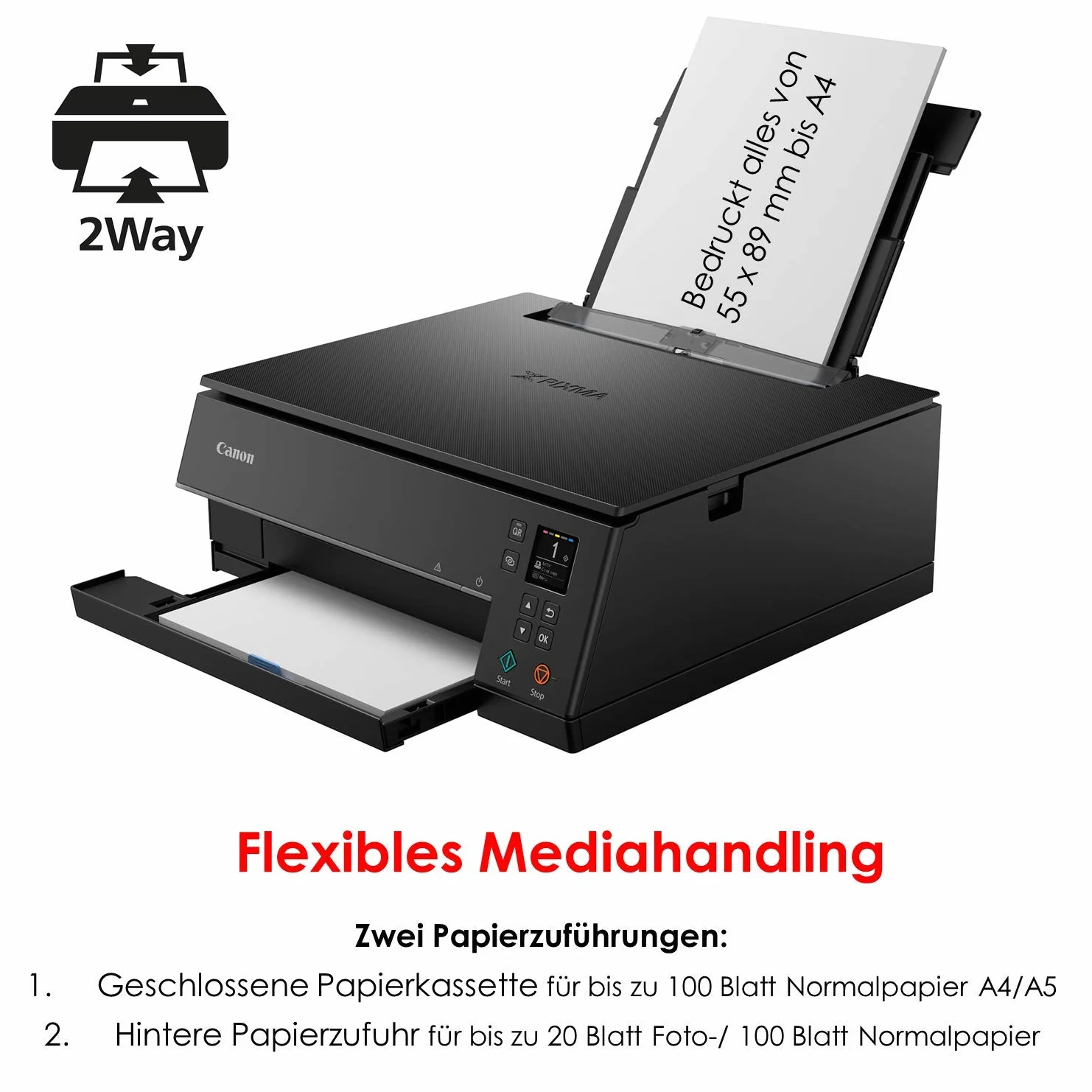 Canon PIXMA TS6350 Noir Imprimante Jet d'Encre MF