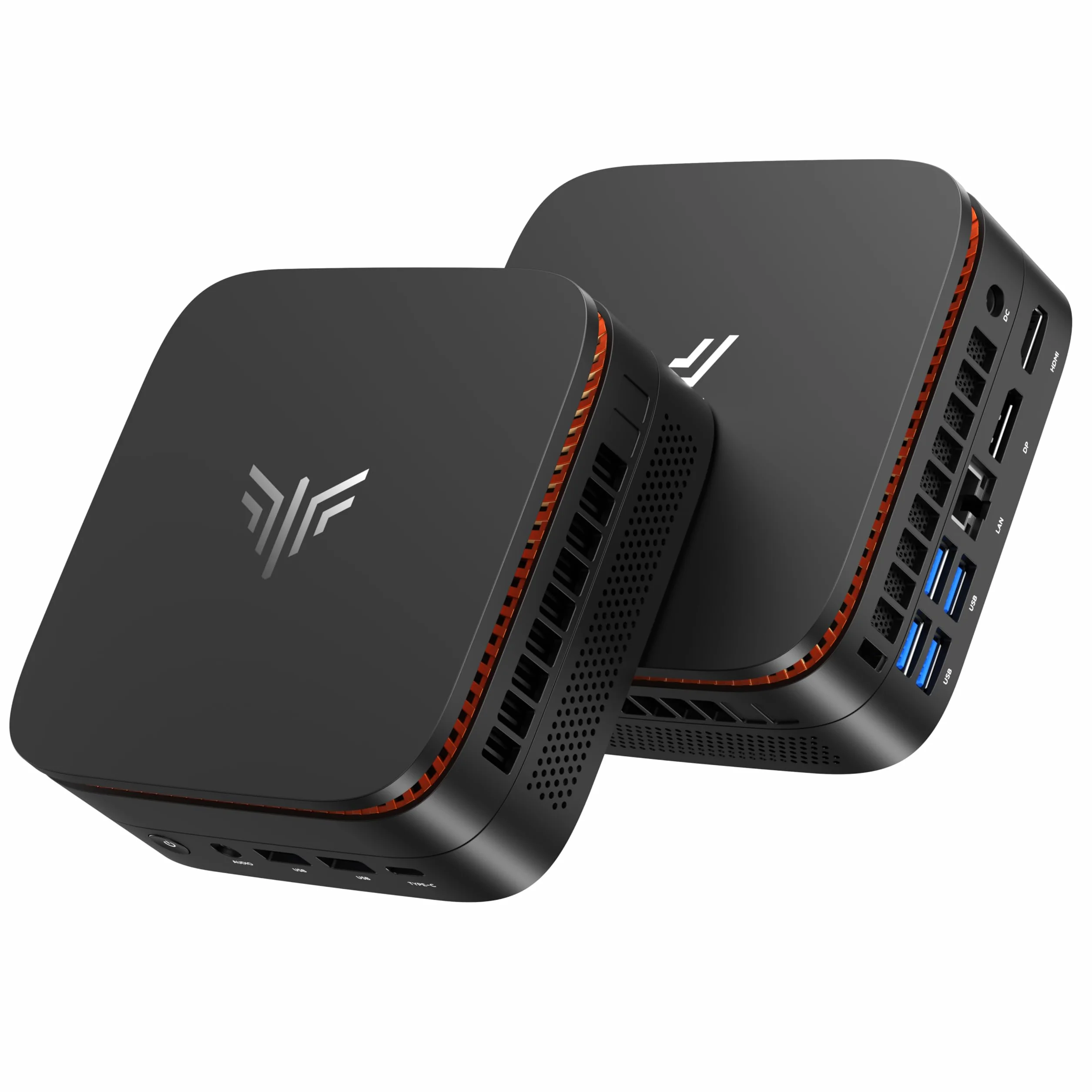 NiPoGi Pinova P1 Mini PC AMD Ryzen R2544 8Go DDR4 256Go SSD W-11 Pro 4K UHD Triple Display
