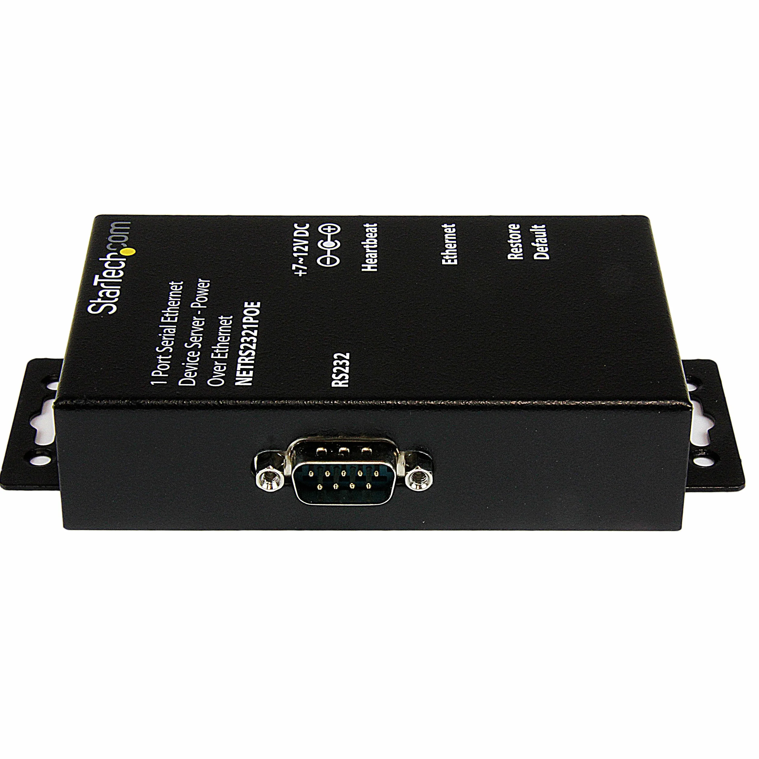 StarTech.com Serwer szeregowy 1 port RS232 IP Ethernet PoE NETRS2321POE