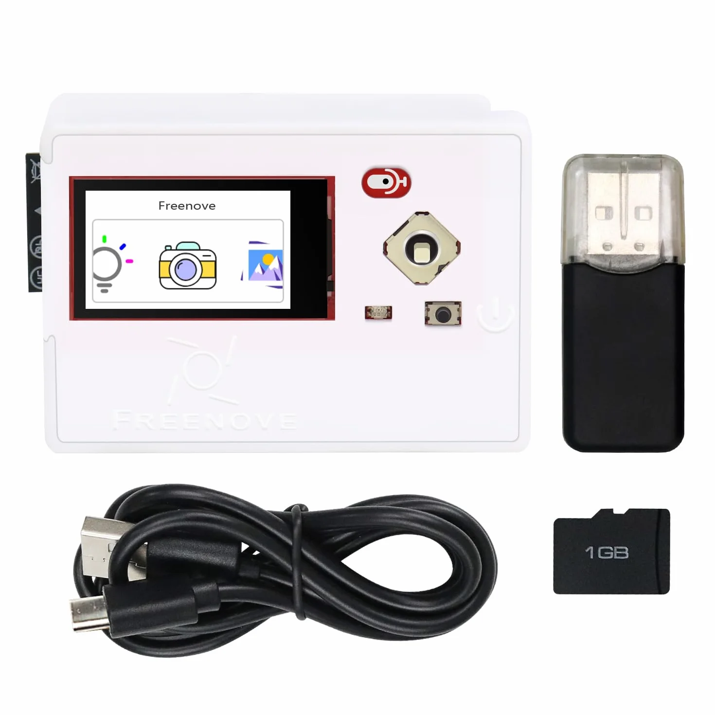 Freenove Media Kit ESP32-S3 CAM 1.14 inch Screen Dual-Core 32-bit 240 MHz Microcontroller Camera Wireless Speaker Microphone