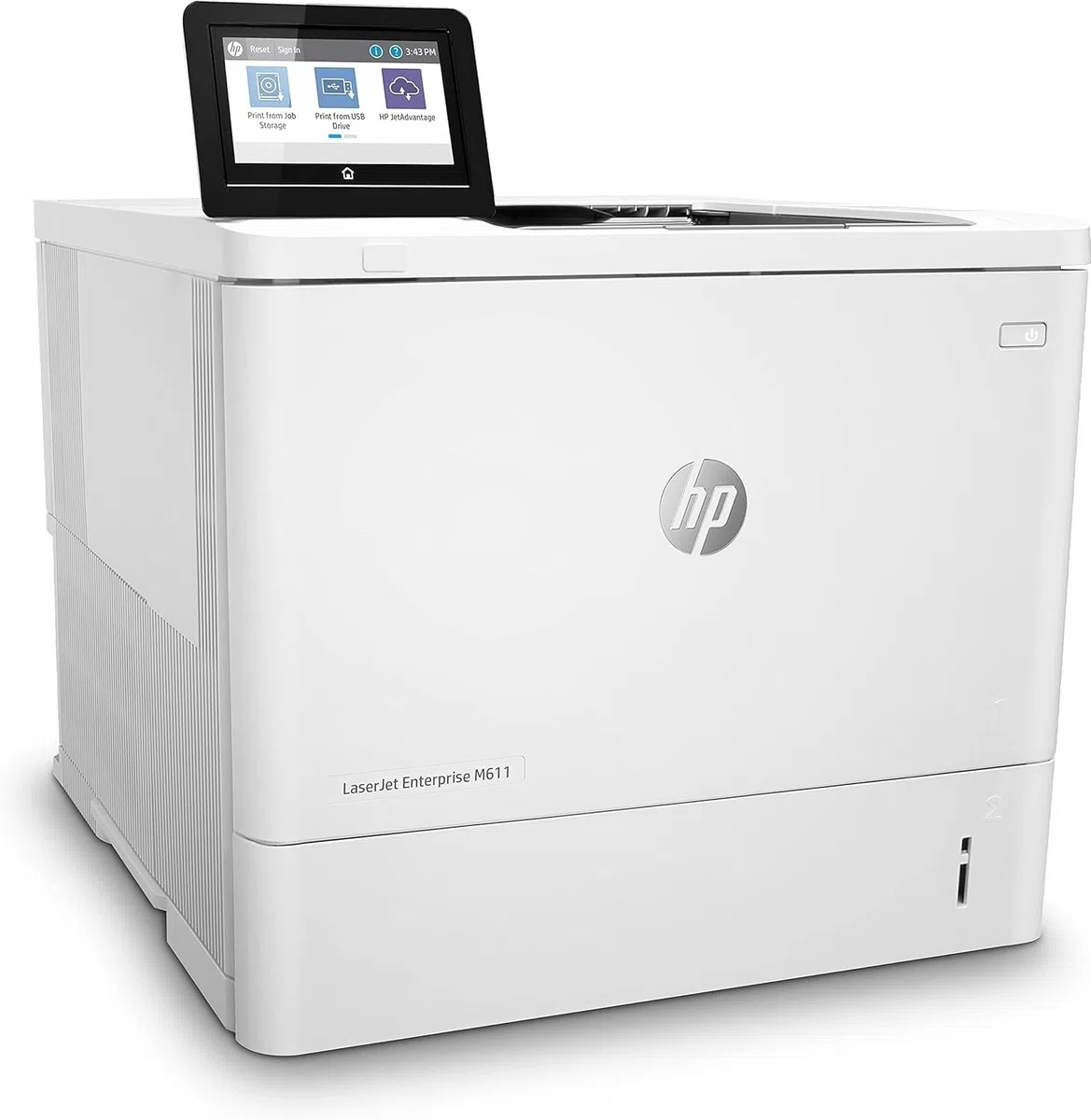 HP LaserJet Enterprise M611dn Imprimante A4 monofonction Noir et Blanc Recto Verso Automatique 61 ppm USB Gigabit Ethernet