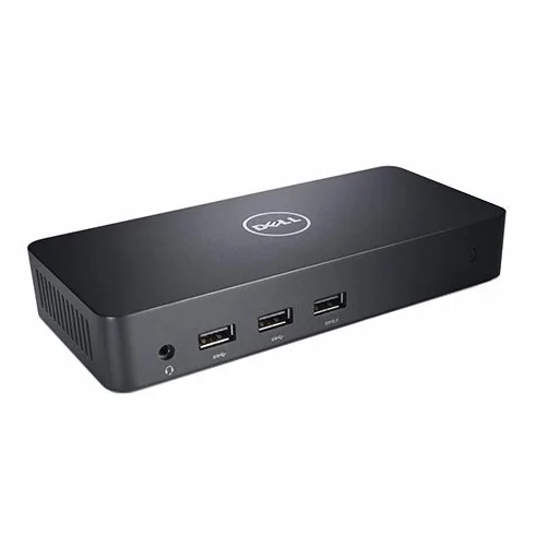 Dell D3100 USB 3.0 Triple Display UltraHD Station d'accueil Universel Reconditionné