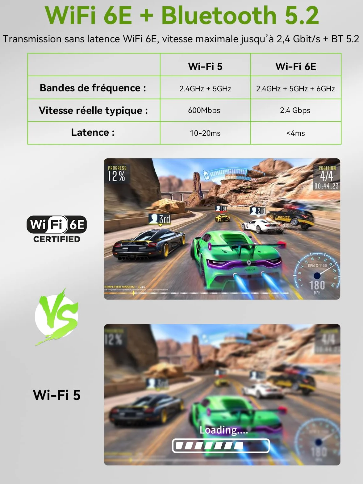 GMKtec G11 Mini PC AMD Ryzen Embedded R2514 16Go DDR4 512Go SSD PCIe 3.0 Dual LAN 2,5G WiFi6E Triple écran 4K