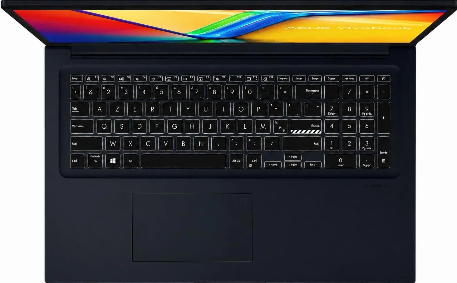 ASUS 17,3 Pouces Full HD Notebook Premium Intel Core 5 120U 10 cœurs 5 GHz 24 Go RAM SSD 1000 Go Intel Graphics HDMI BT Webcam USB-C WLAN Windows 11 Pro Microsoft Office