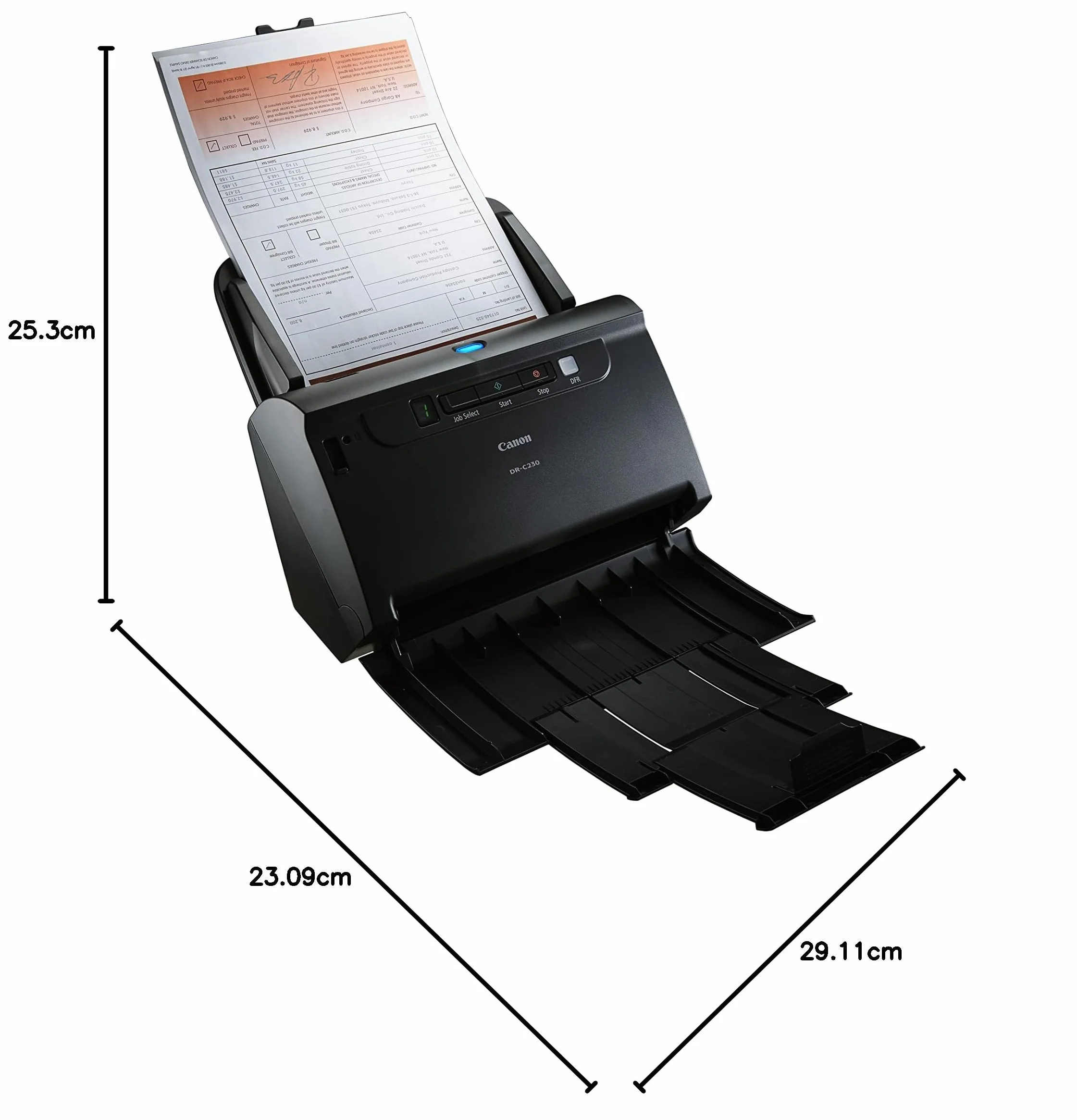 Canon imageFORMULA DR-C230 Scanner de Document Recto Verso USB 30 Pages/Min Chargeur Auto 60 Pages