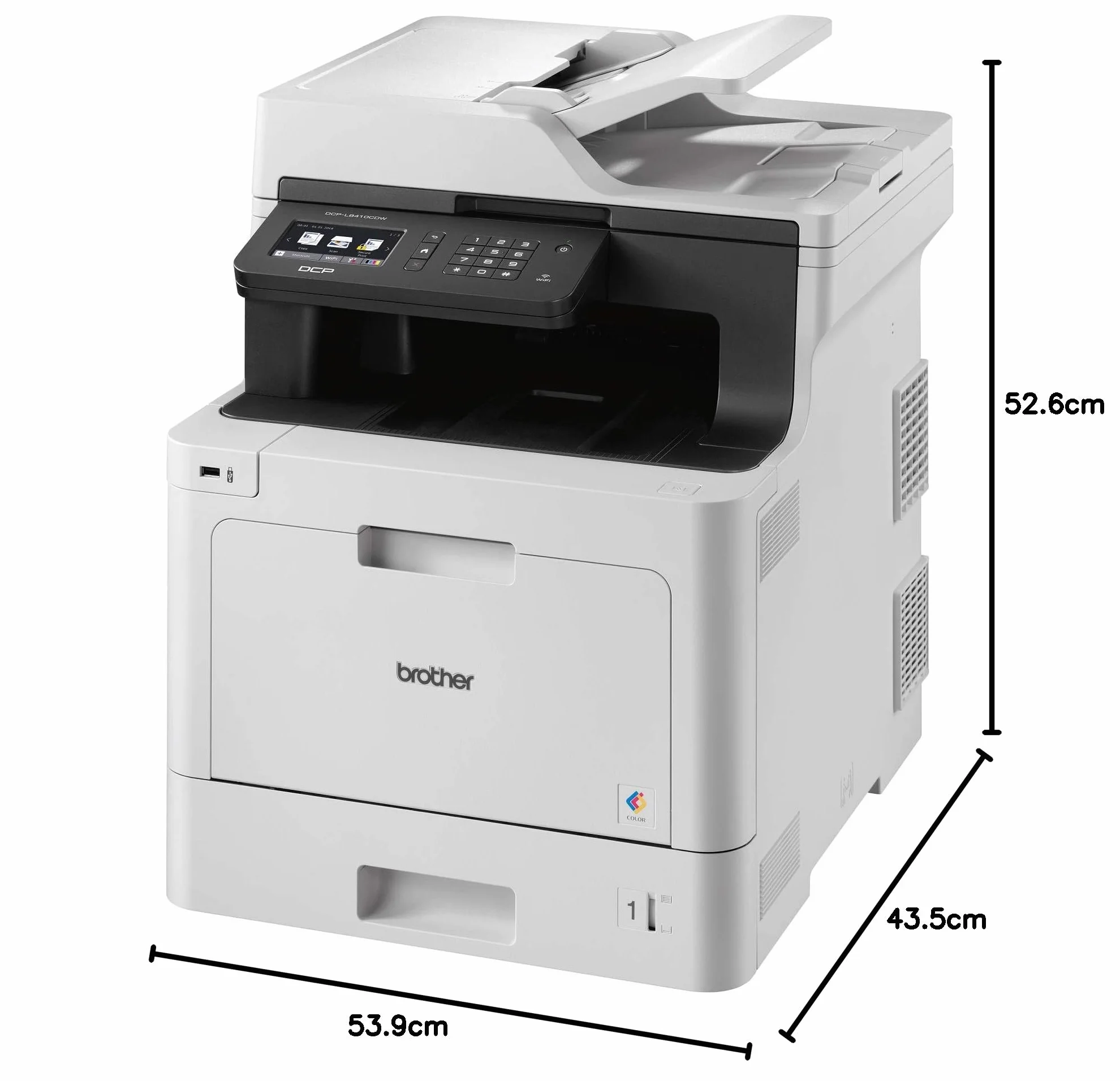 Brother DCP-L8410CDW Imprimante Multifonction 3 en 1 Laser WiFi Couleur A4 Recto Verso 31 ppm