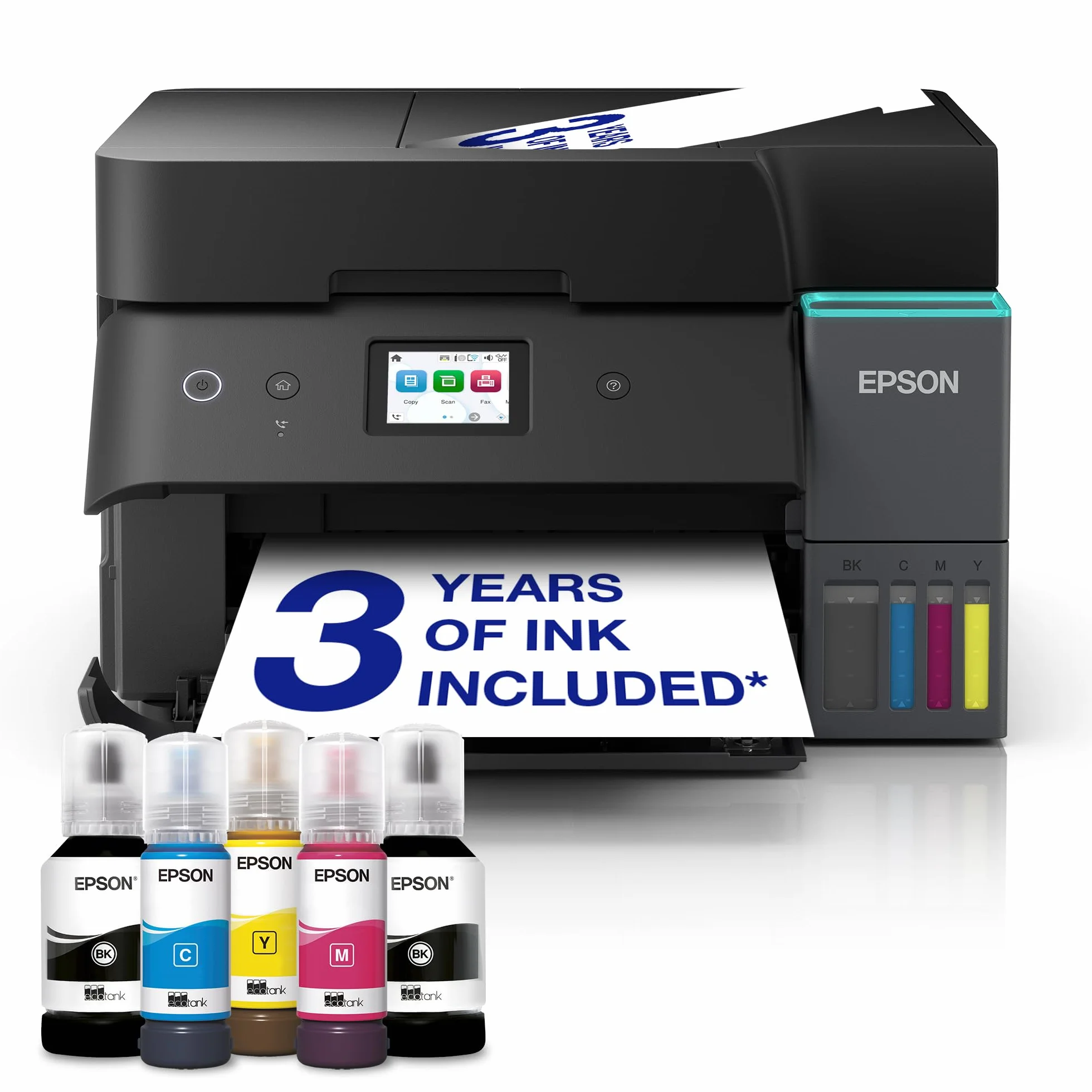 Epson EcoTank ET-4955 A4 Imprimante Multifonction Wi-Fi avec réservoir d'encre, Noir