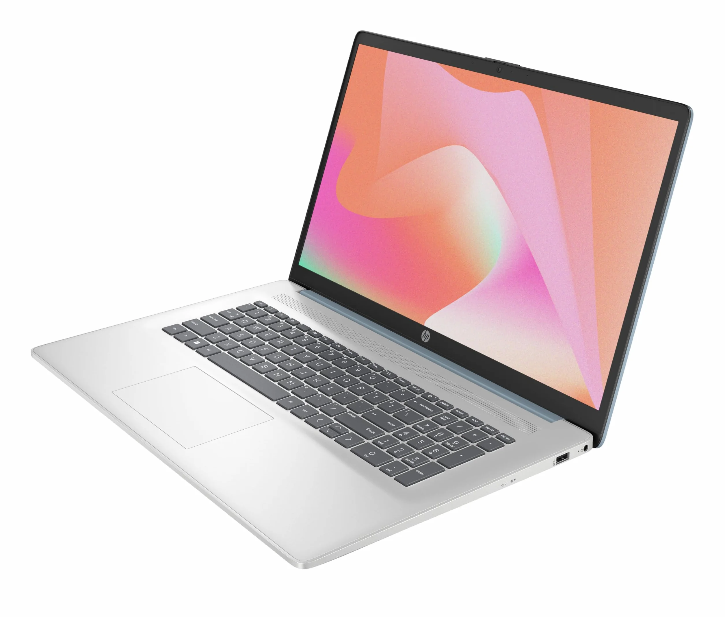 HP 17-cn3002sf Ordinateur Portable 17,3" HD+, Intel Core i3-N305, 8 Go RAM, 512 Go SSD, Intel UHD Graphics, Windows 11, Argent, Clavier AZERTY