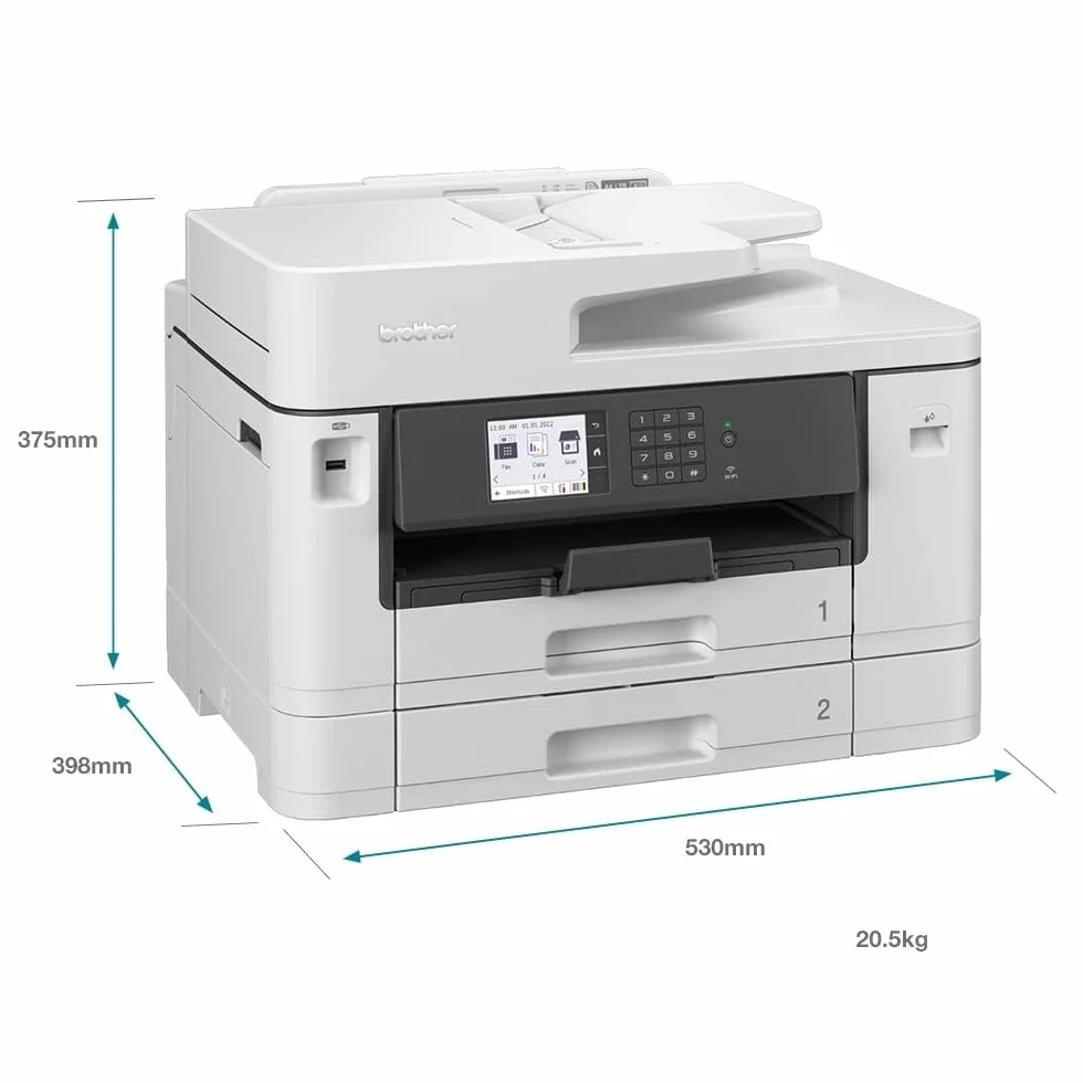 Brother MFC-J5740DW A3 Inkjet Wireless All-in-One Printer 1200x4800 DPI