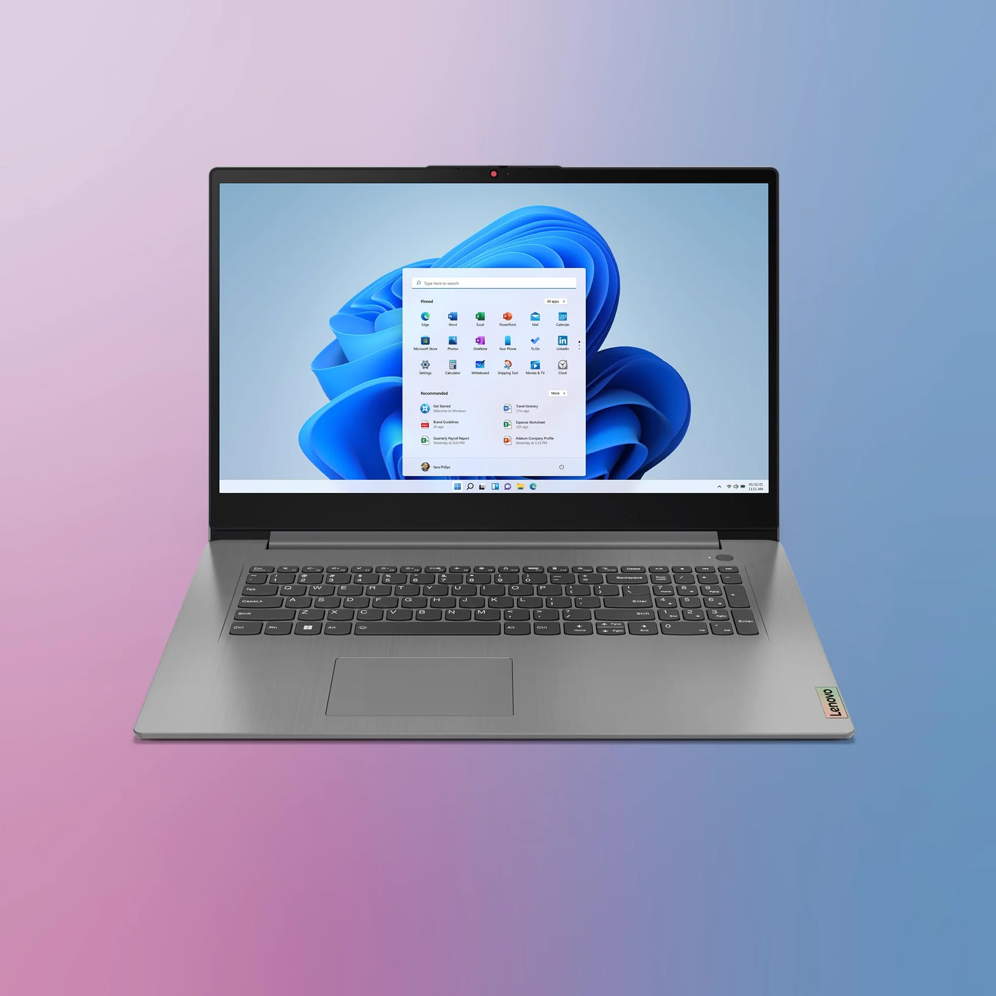 Lenovo IdeaPad 3 17IRU7 Ordinateur Portable 17.3" FHD Intel Core i5-1335U RAM 16Go SSD 512Go Intel Iris XE Graphics Windows 11 Home Clavier AZERTY Français Gris