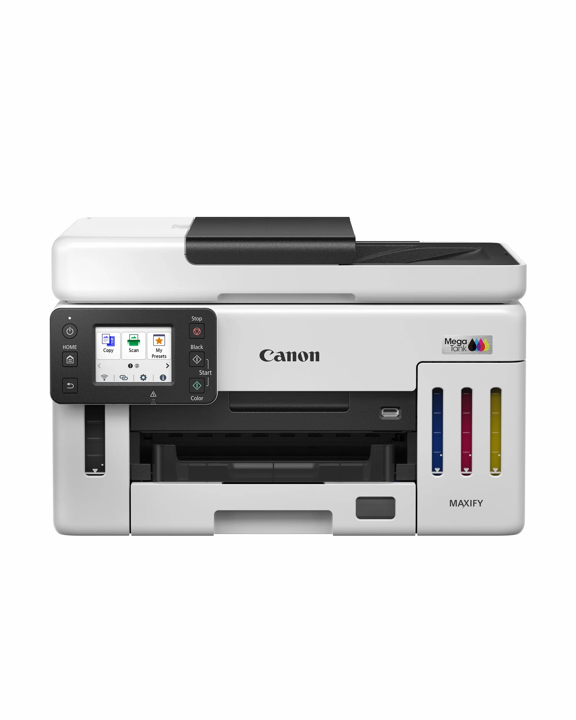 Canon MAXIFY GX6150 Imprimante de Bureau Compacte MegaTank Jet d'encre Couleur sans Fil Tout-en-Un Wi-Fi Ethernet USB