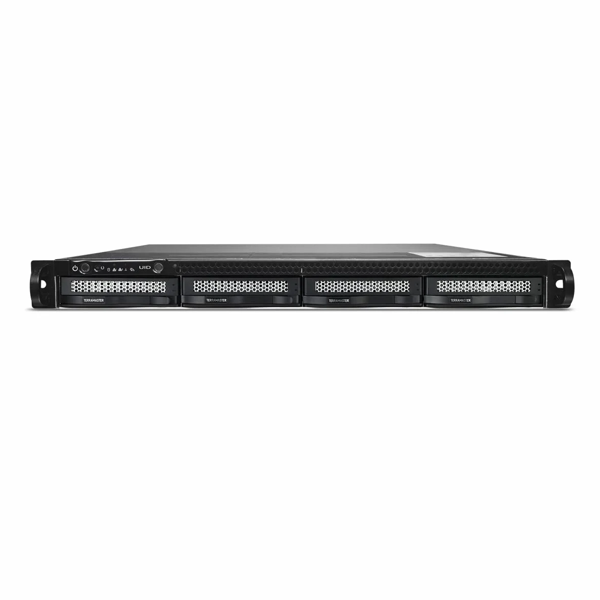 TERRAMASTER U4-423 2.5GbE NAS Rackmount 1U 4-Bay High Performance pour SMB avec N5105/5095 Quad-Core CPU, 4GB DDR4 Memory, 2.5GbE Port x 2, Network Storage Server (sans Disque)