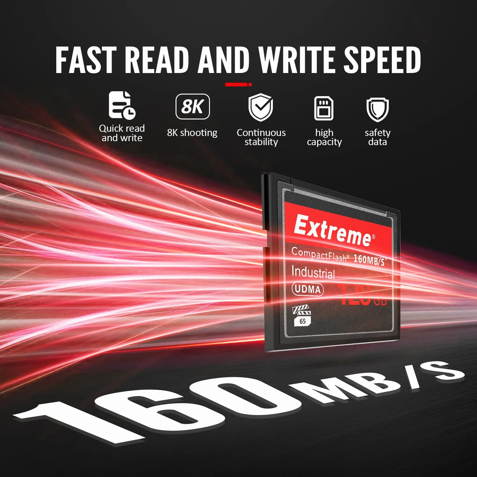 Carte Compact Flash 64G pour Appareil Photo Numérique