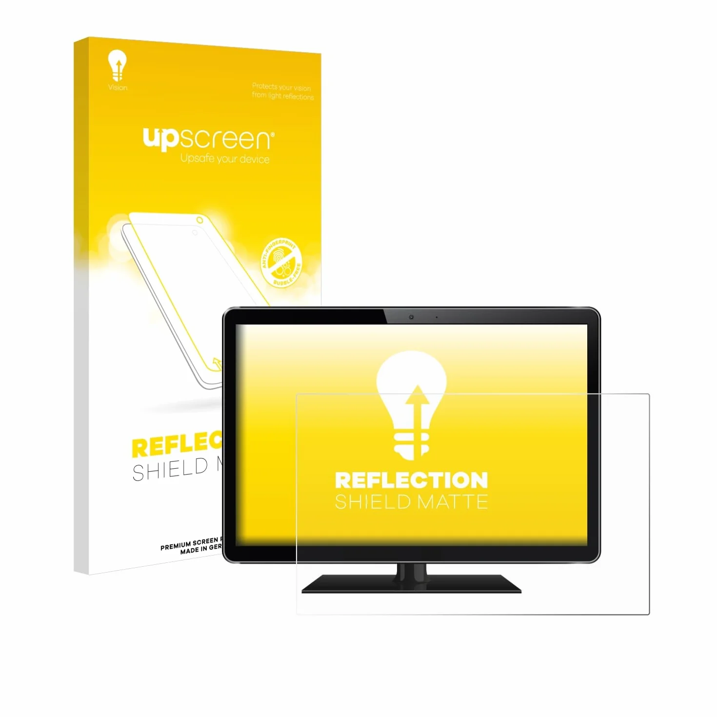 upscreen 24" Protection Ecran Anti-Reflet Film Mat 61 cm 532x299 mm 16:9